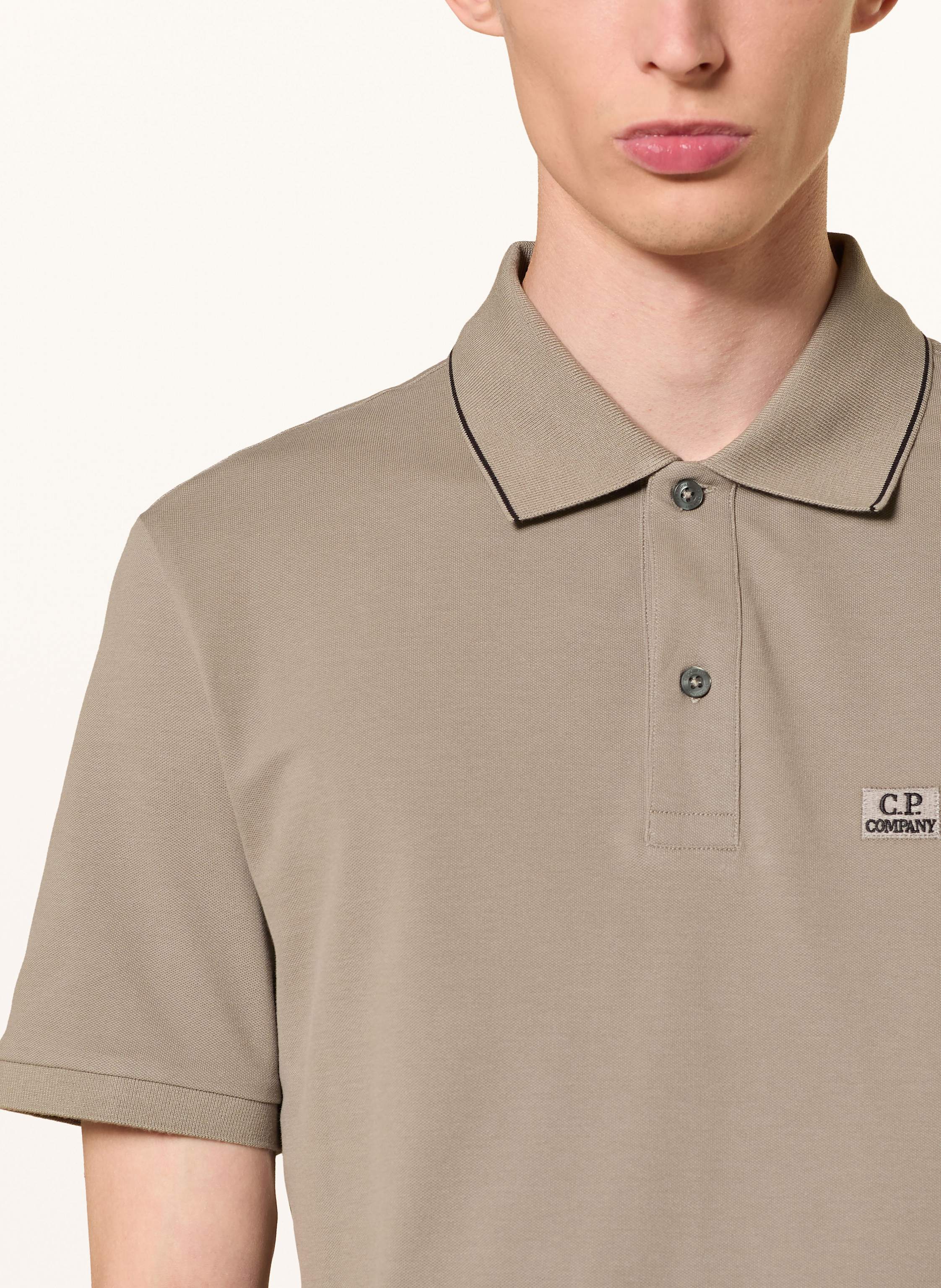 Thumbnail - C.P. Company Piqué-Poloshirt Regular Fit gruen
