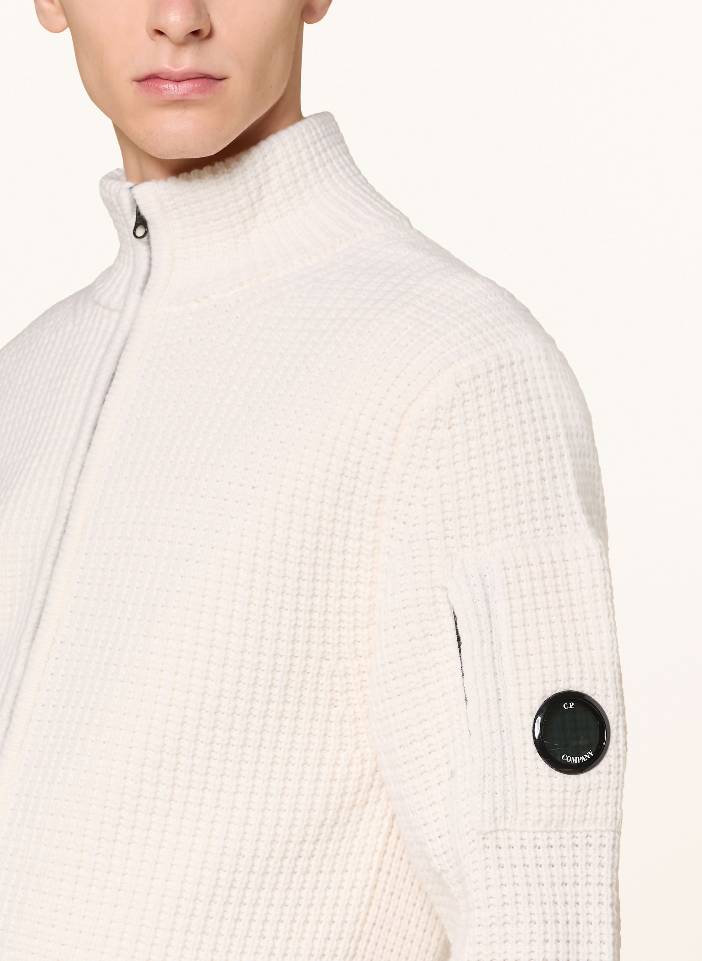 Thumbnail - C.P. Company Strickjacke weiss