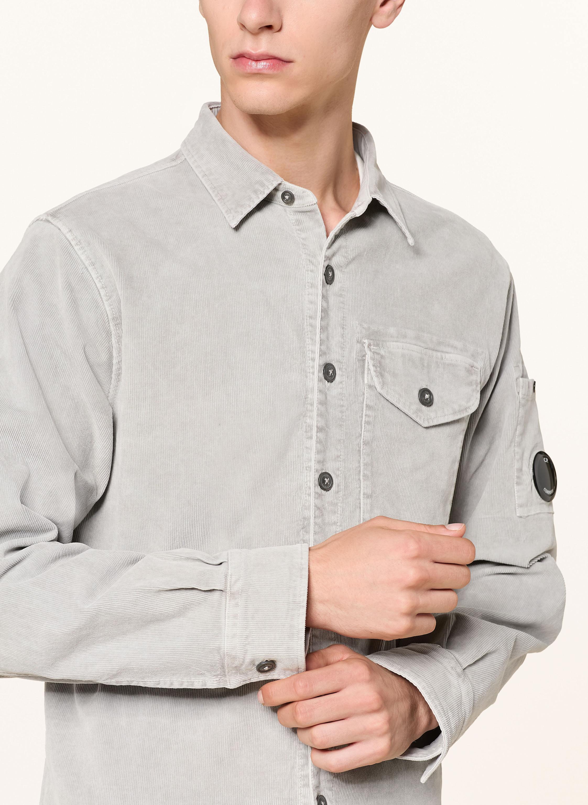 Thumbnail - C.P. Company Cordhemd Extra Slim Fit grau