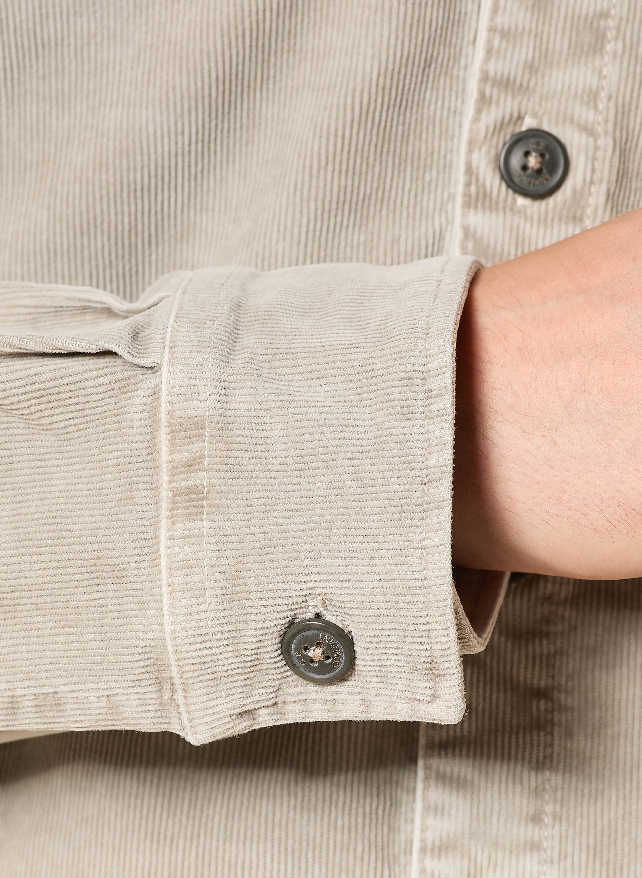 Thumbnail - C.P. Company Cordhemd Extra Slim Fit gruen