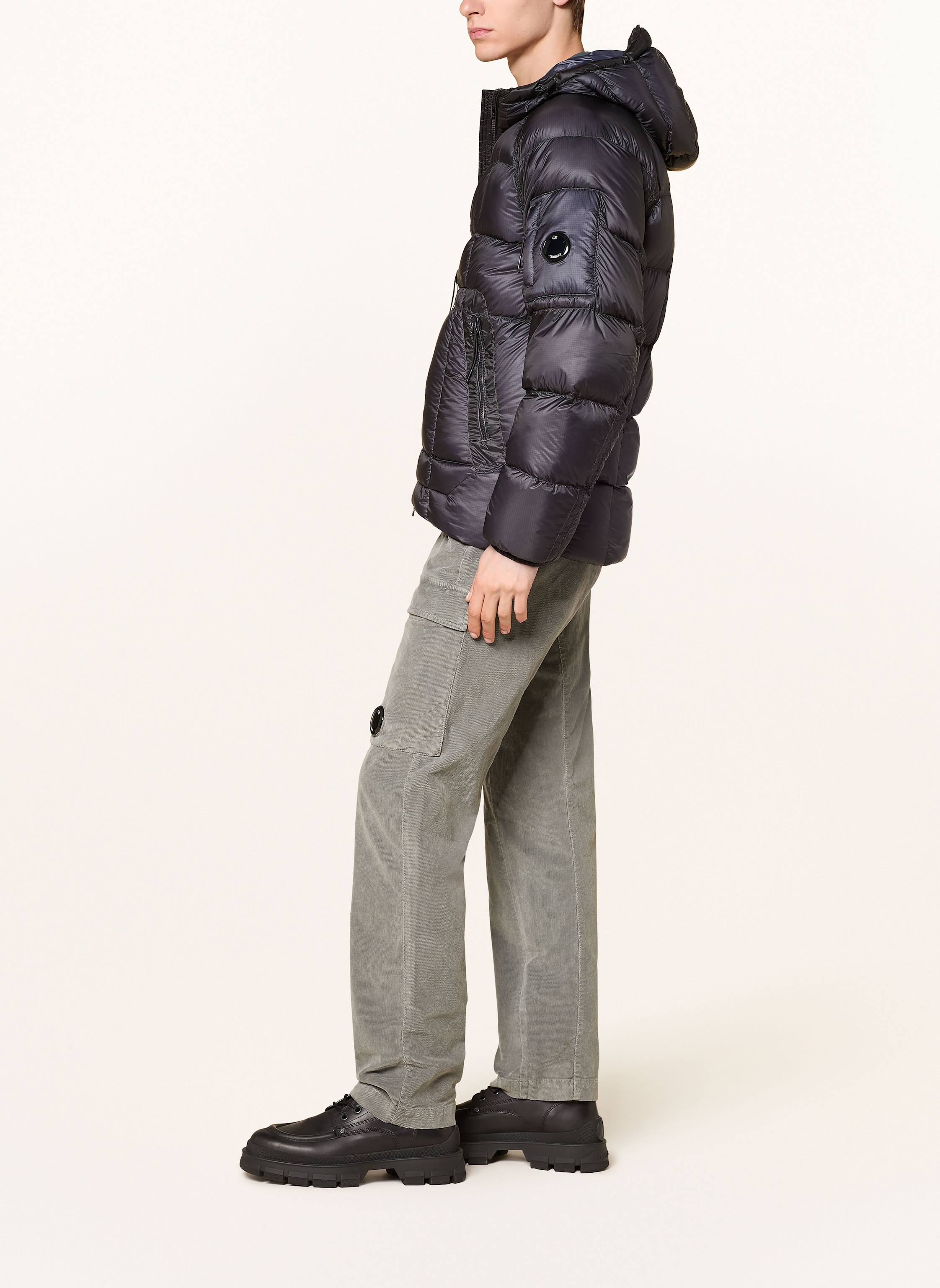 Thumbnail - C.P. Company Cargohose Regular Fit Aus Cord grau