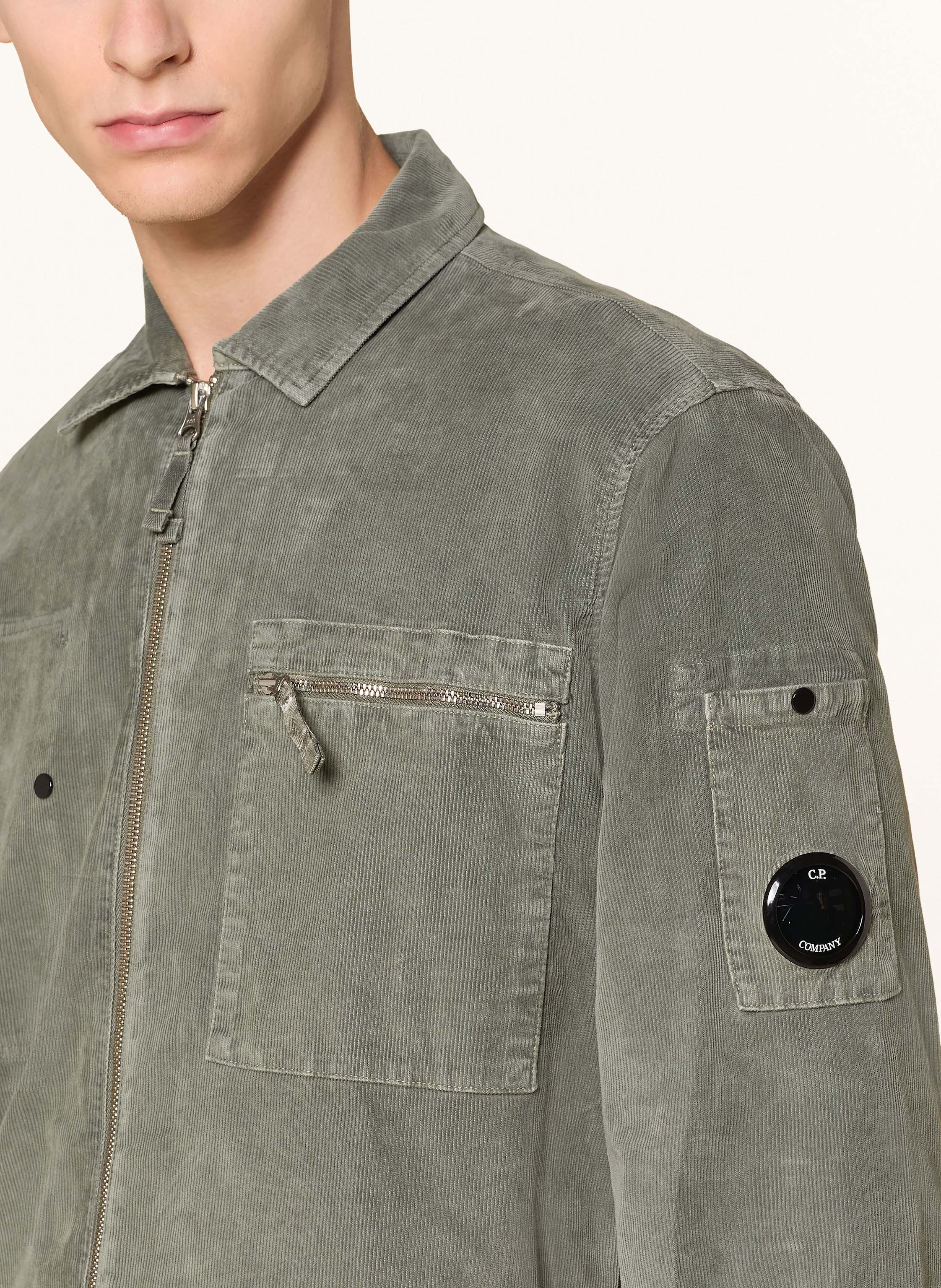 Thumbnail - C.P. Company Overjacket Aus Cord gruen