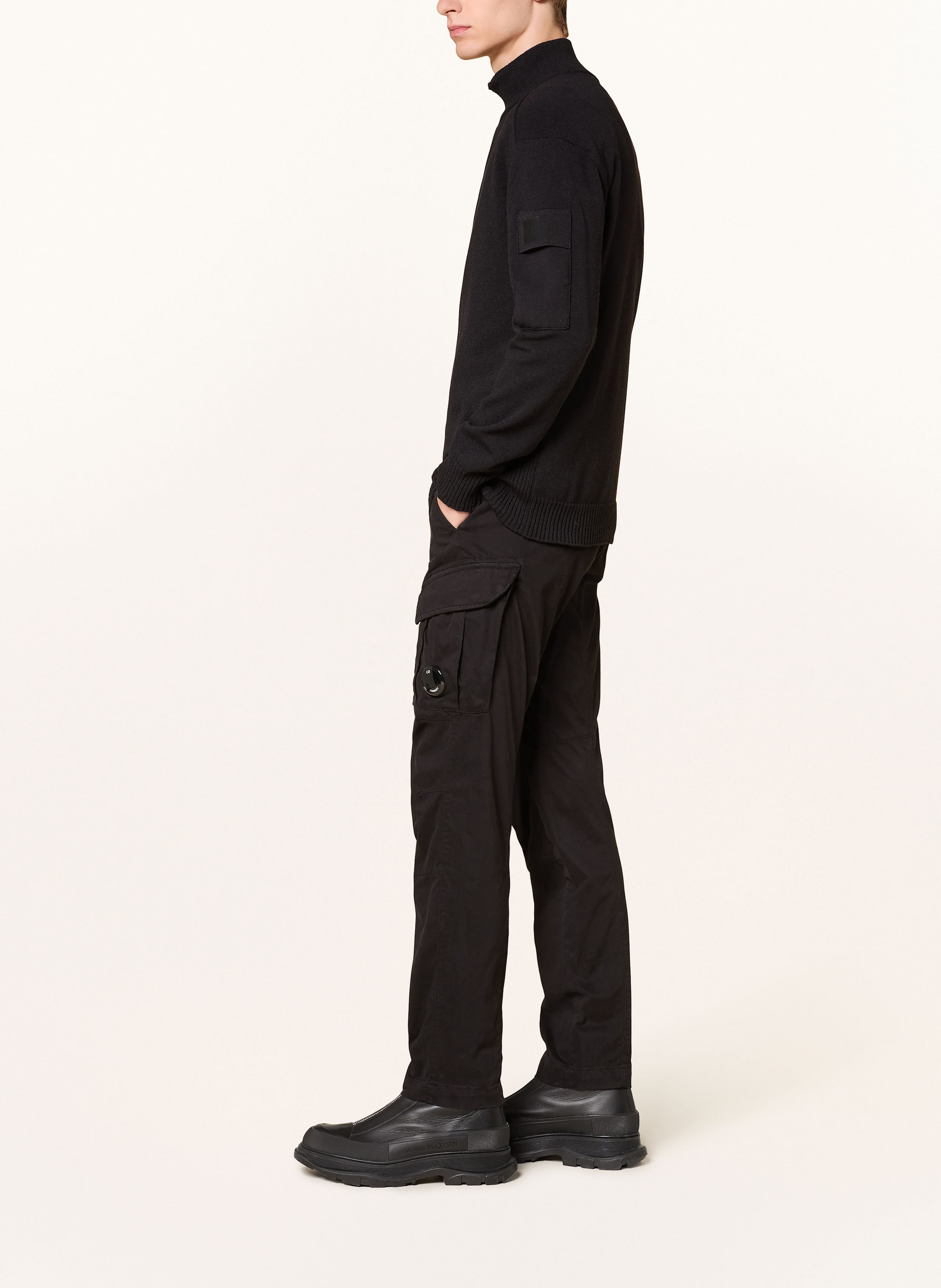 Thumbnail - C.P. Company Cargohose Ergonomic Fit schwarz