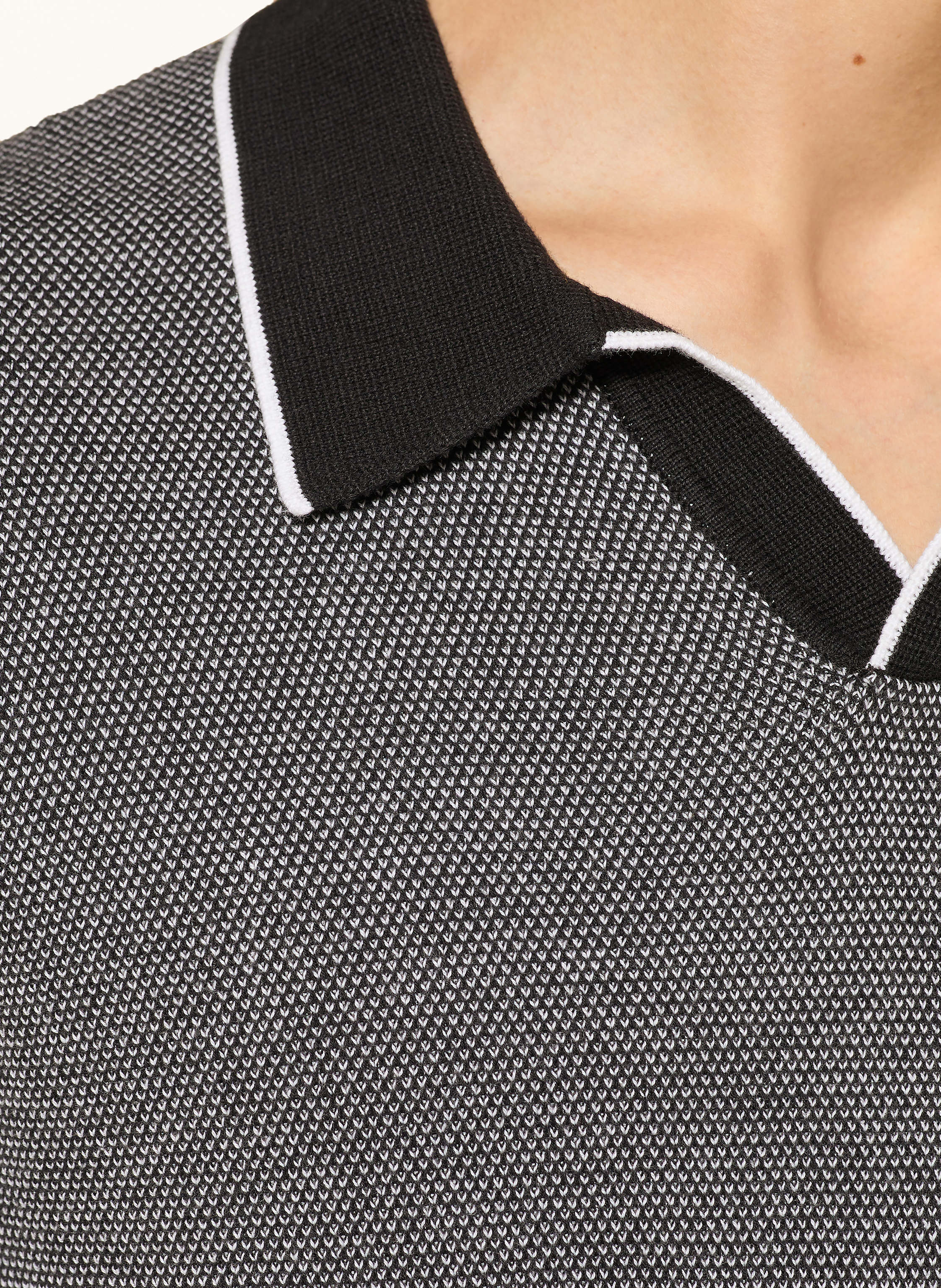 Thumbnail - Levi's® Strick-Poloshirt Standard Fit schwarz