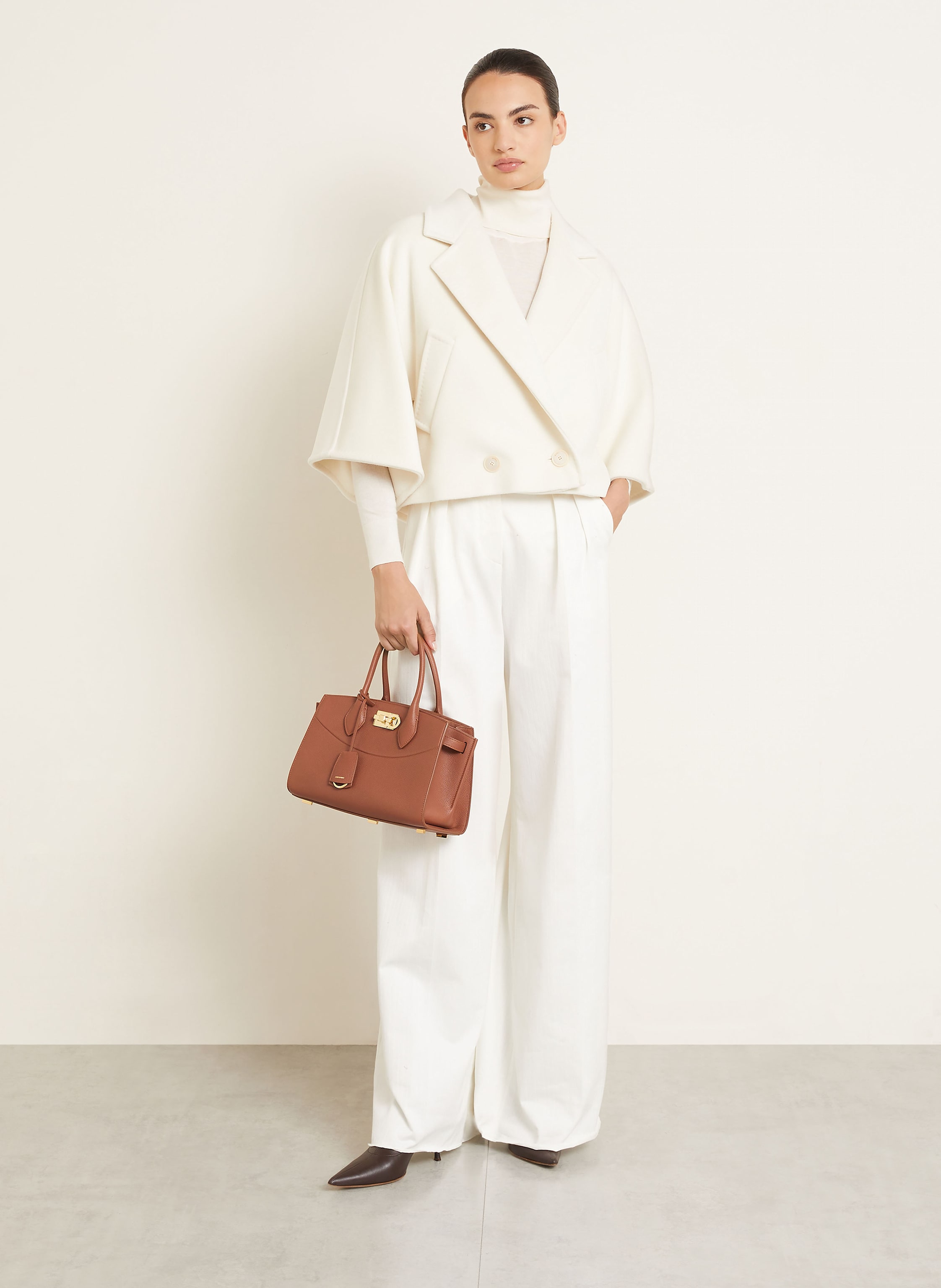 Thumbnail - Ferragamo Handtasche New Studio Soft braun