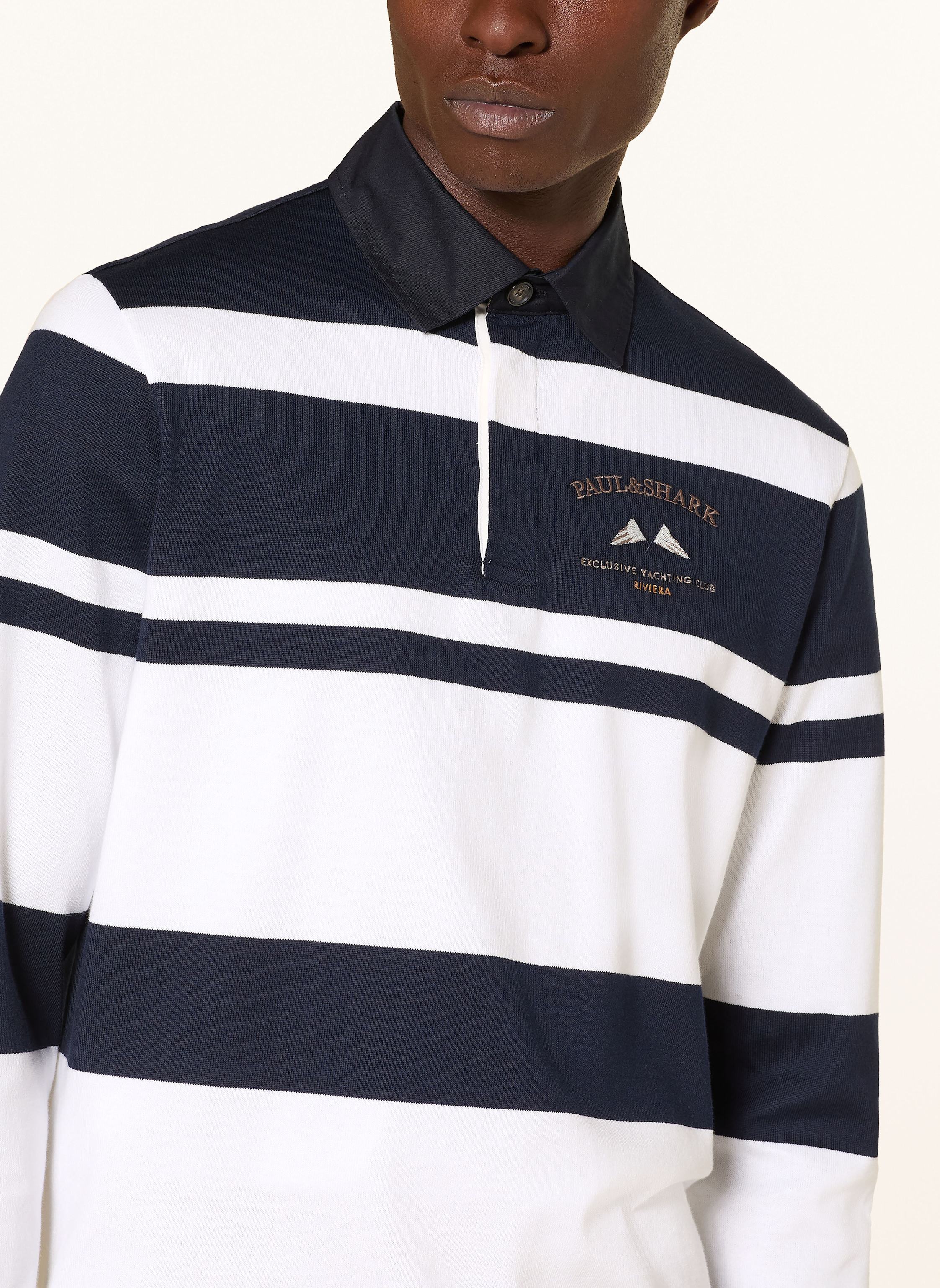 Thumbnail - Paul & Shark Strick-Poloshirt Riviera blau