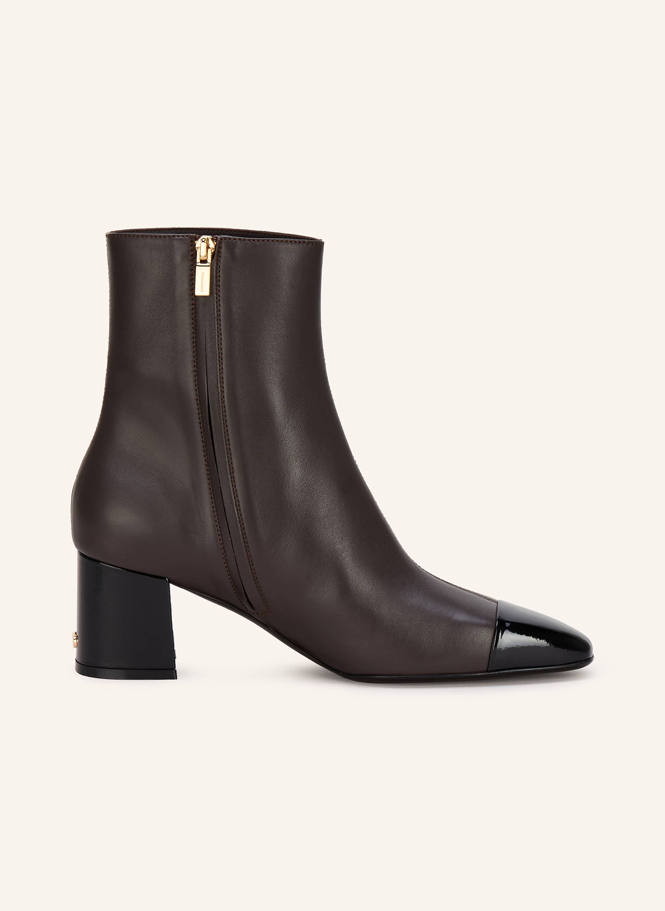Thumbnail - Ferragamo Stiefeletten Sambi 60 braun