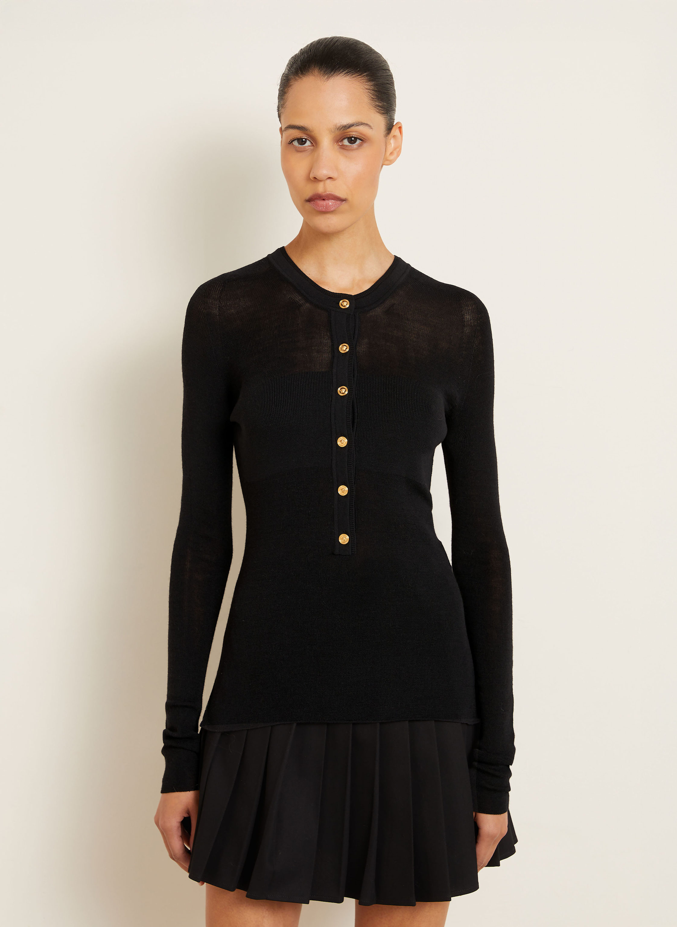 Thumbnail - Versace Pullover schwarz