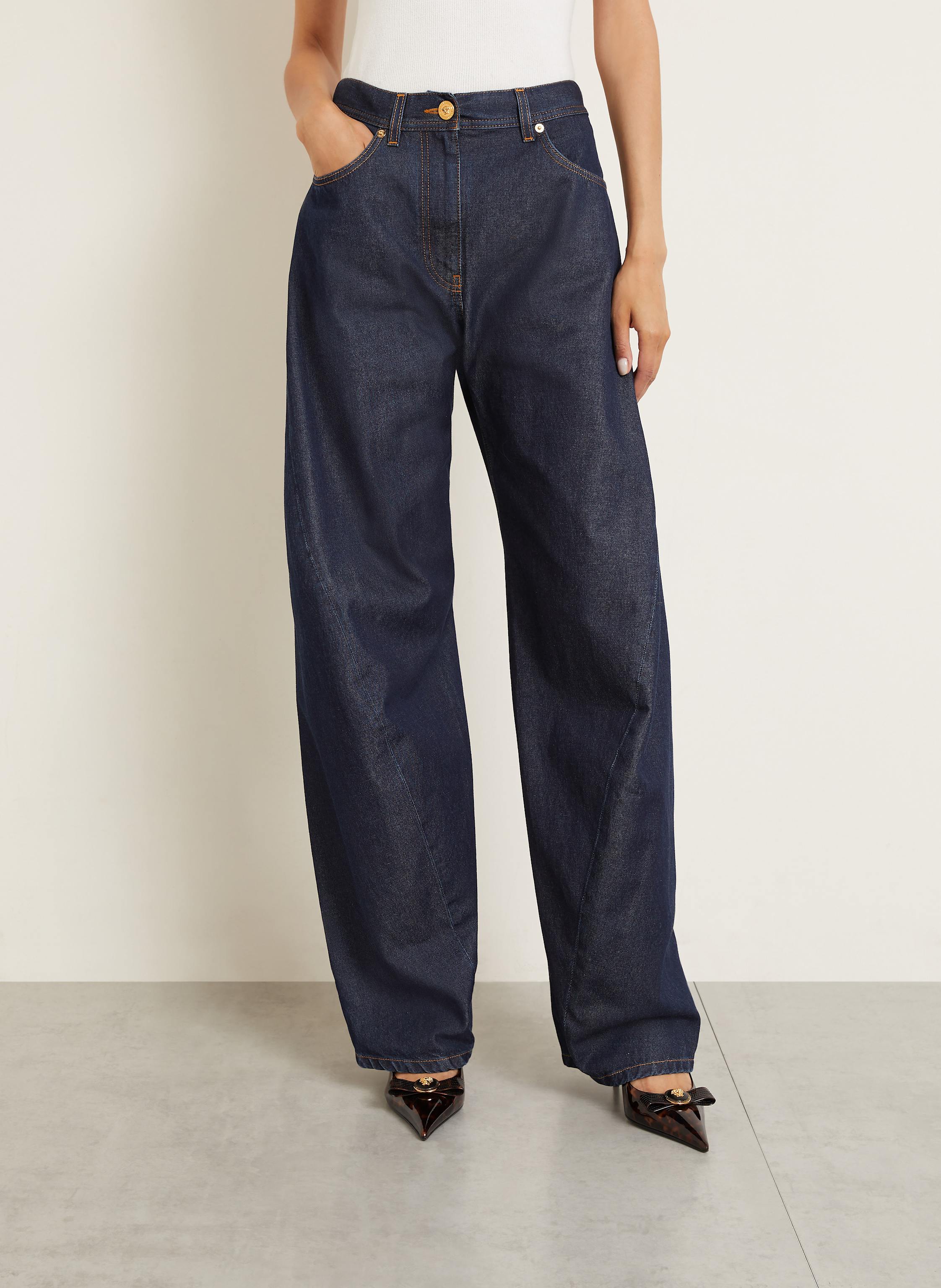 Thumbnail - Versace Boyfriend Jeans blau