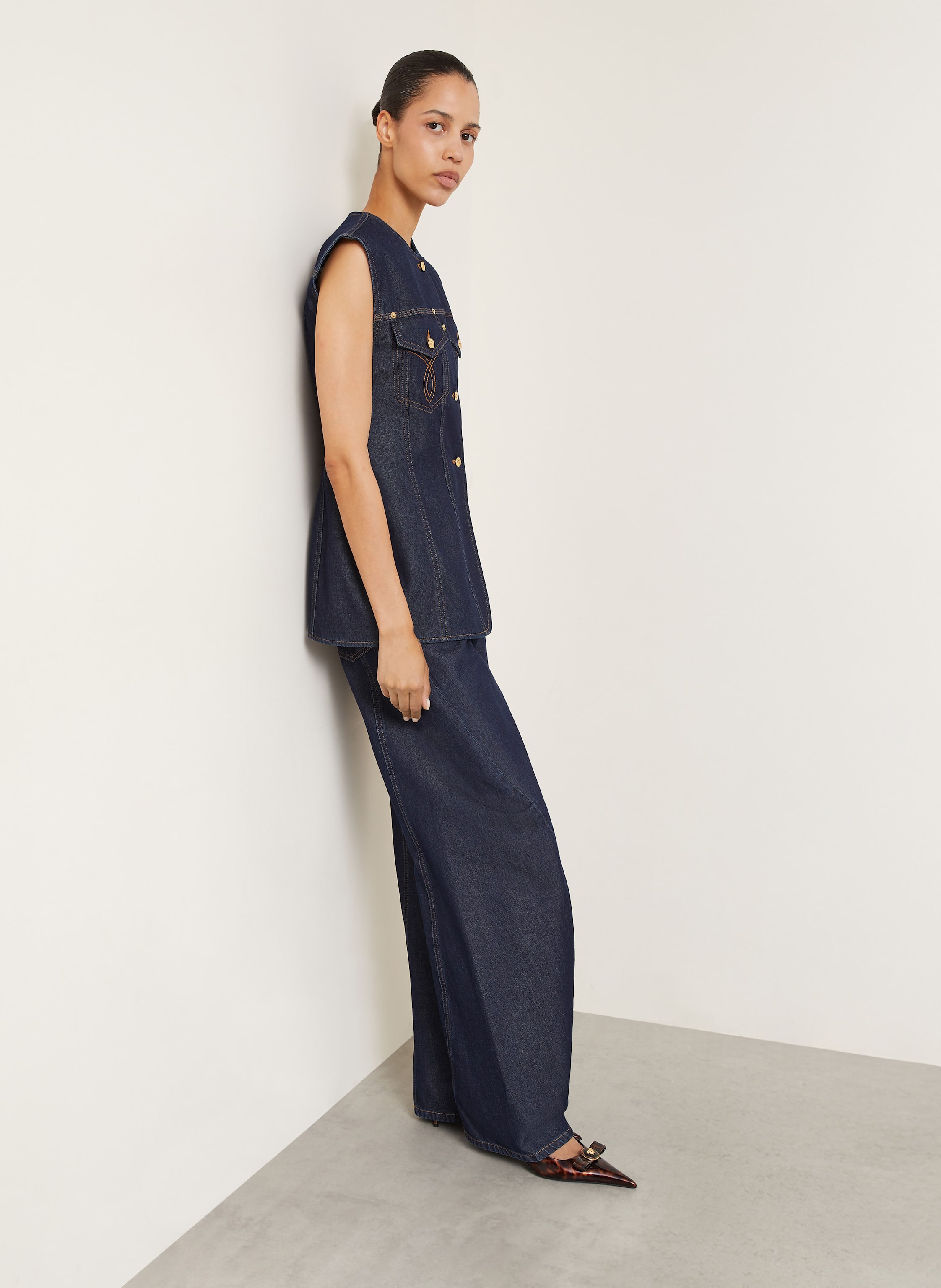 Thumbnail - Versace Boyfriend Jeans blau