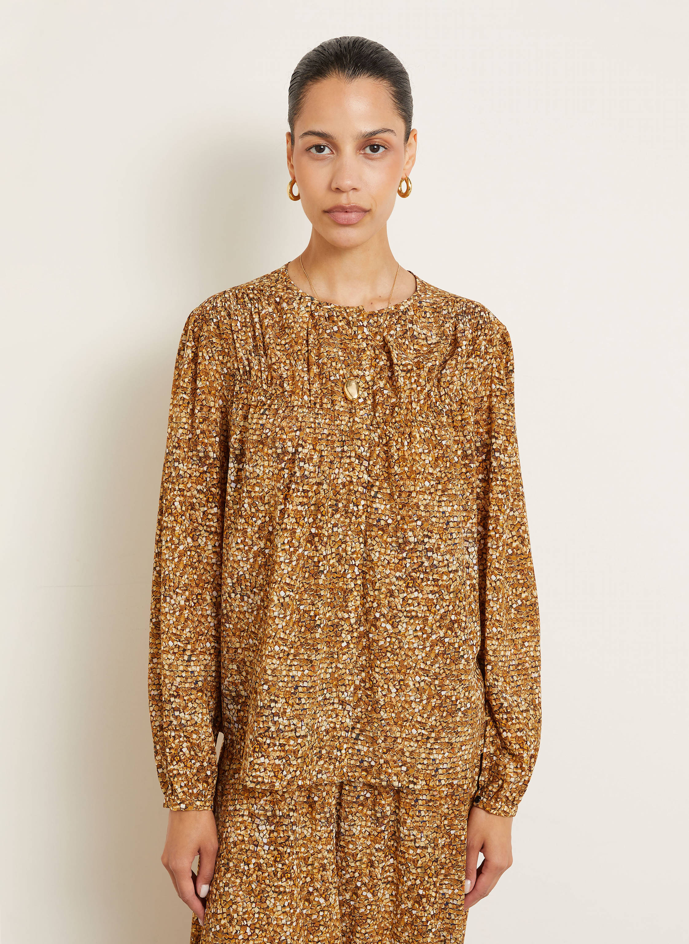 Thumbnail - Isabel Marant Seidenbluse Sally gelb