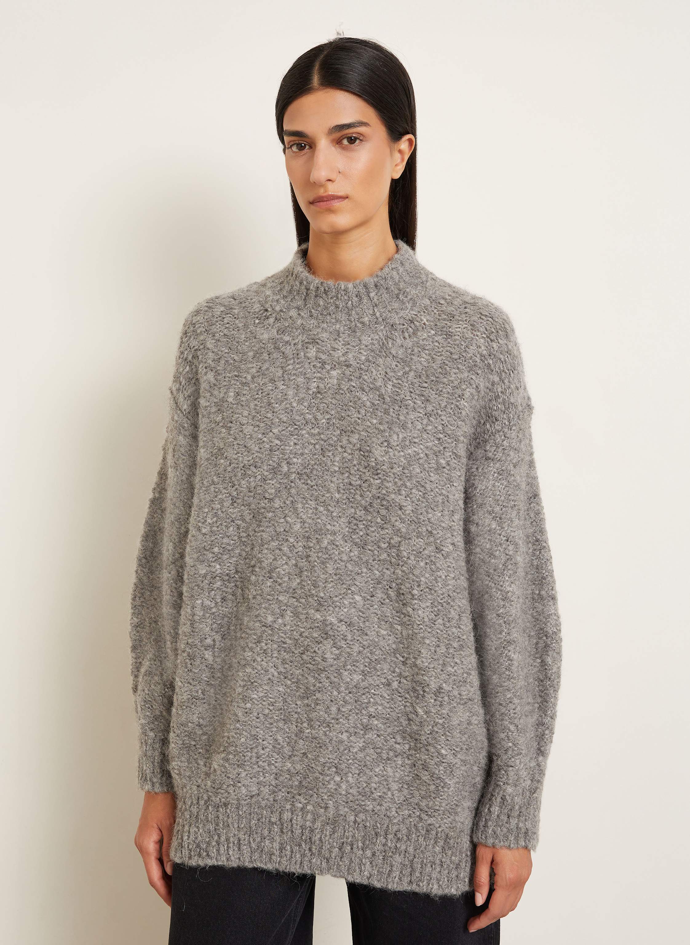 Thumbnail - Isabel Marant Alpaka-Pullover Idol grau