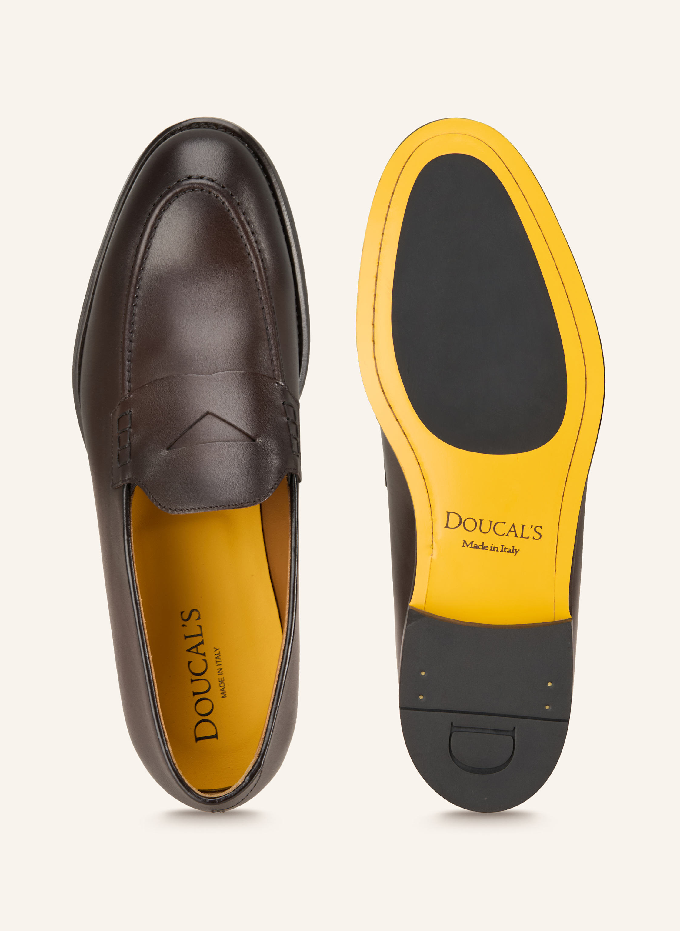 Thumbnail - Doucal's Penny-Loafer braun