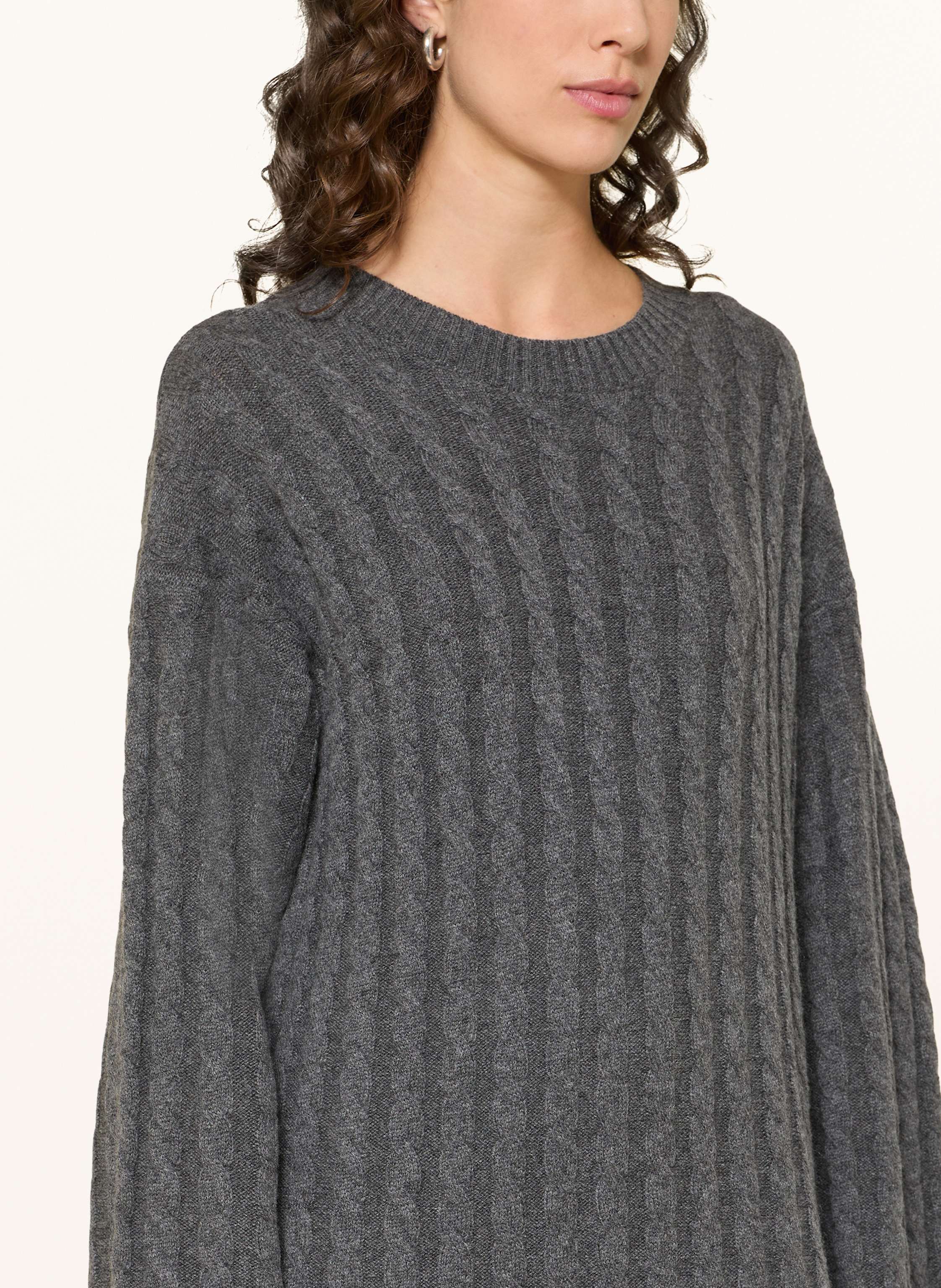 Thumbnail - Mrs & Hugs Strickkleid grau