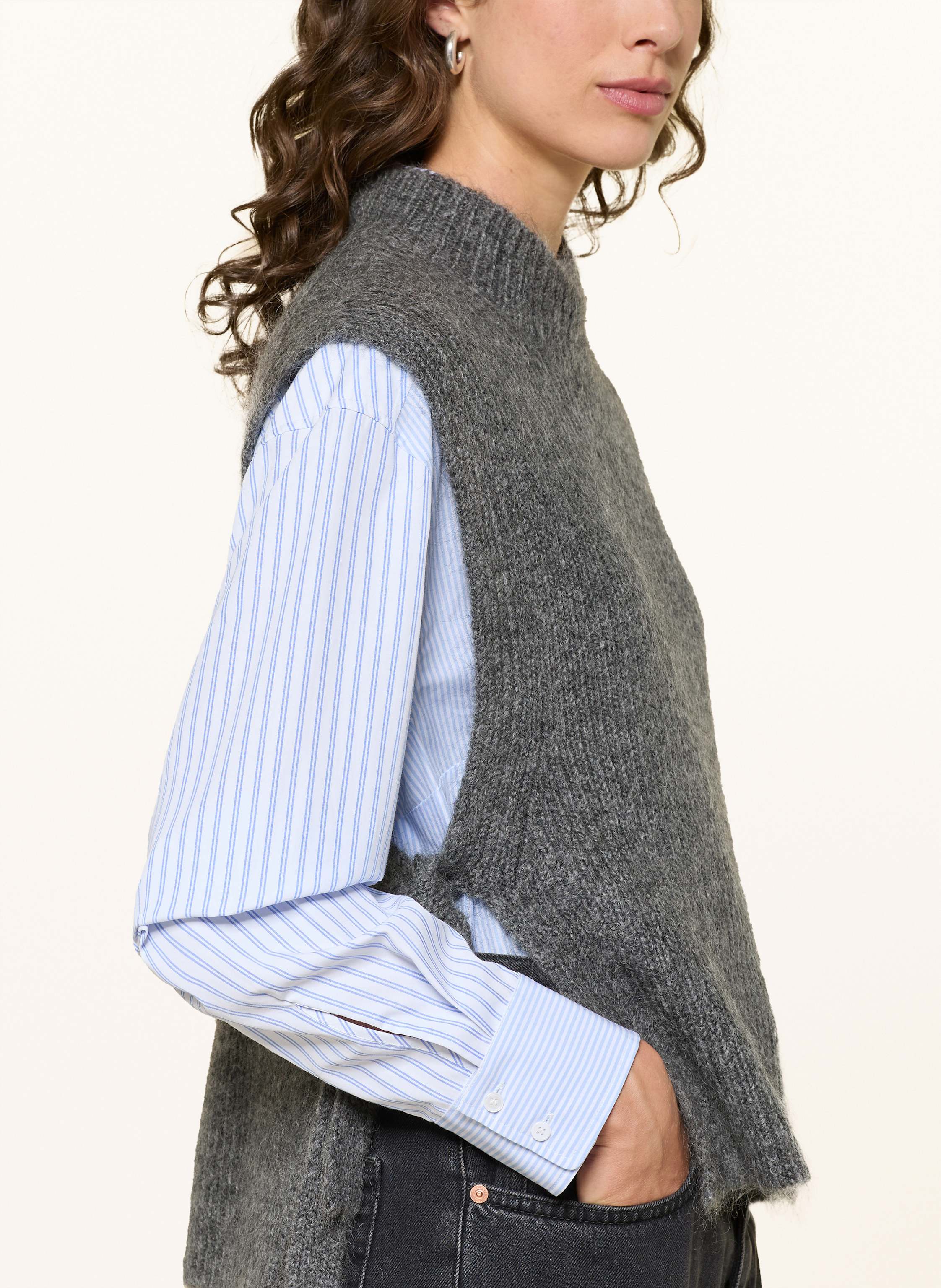 Thumbnail - Mrs & Hugs Pullunder grau