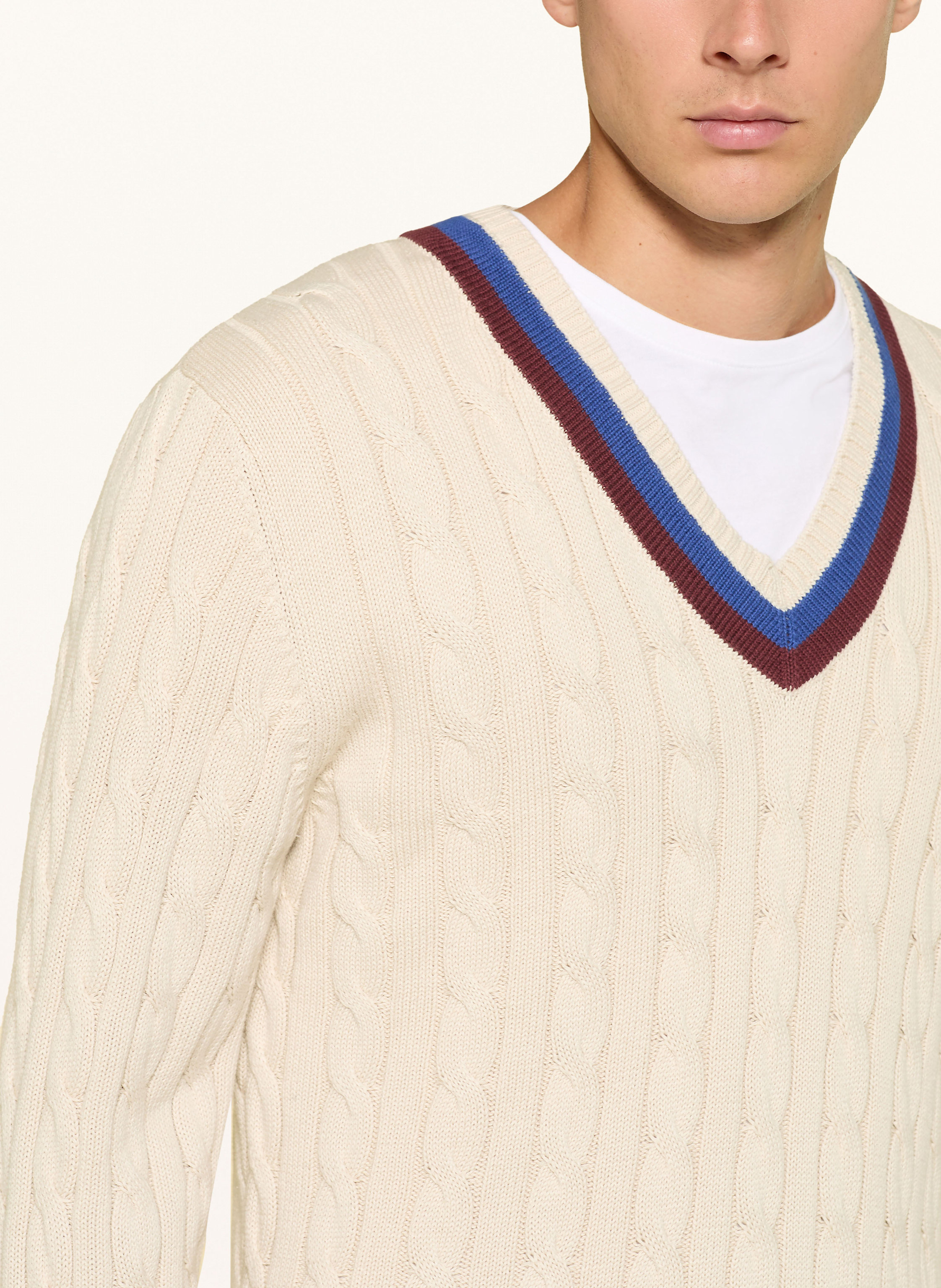 Thumbnail - Strokesman's Pullover weiss