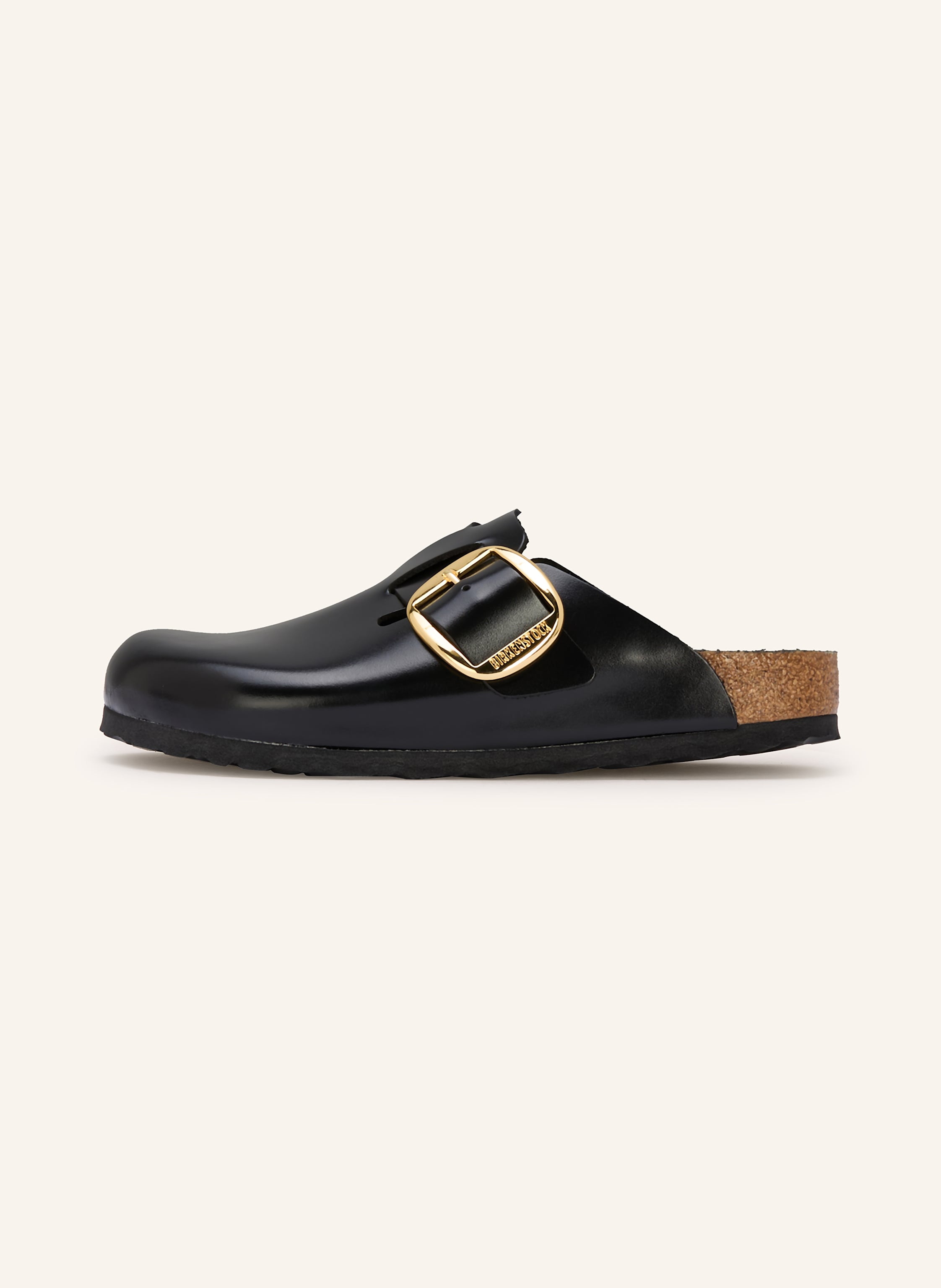 Thumbnail - Birkenstock Mules Boston Big Buckle schwarz