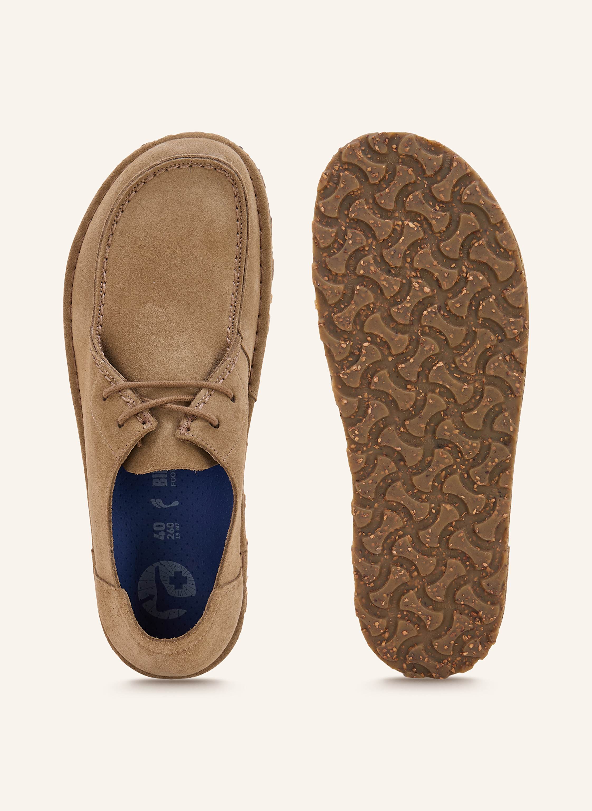 Thumbnail - Birkenstock Desert Boots Utti Lace beige