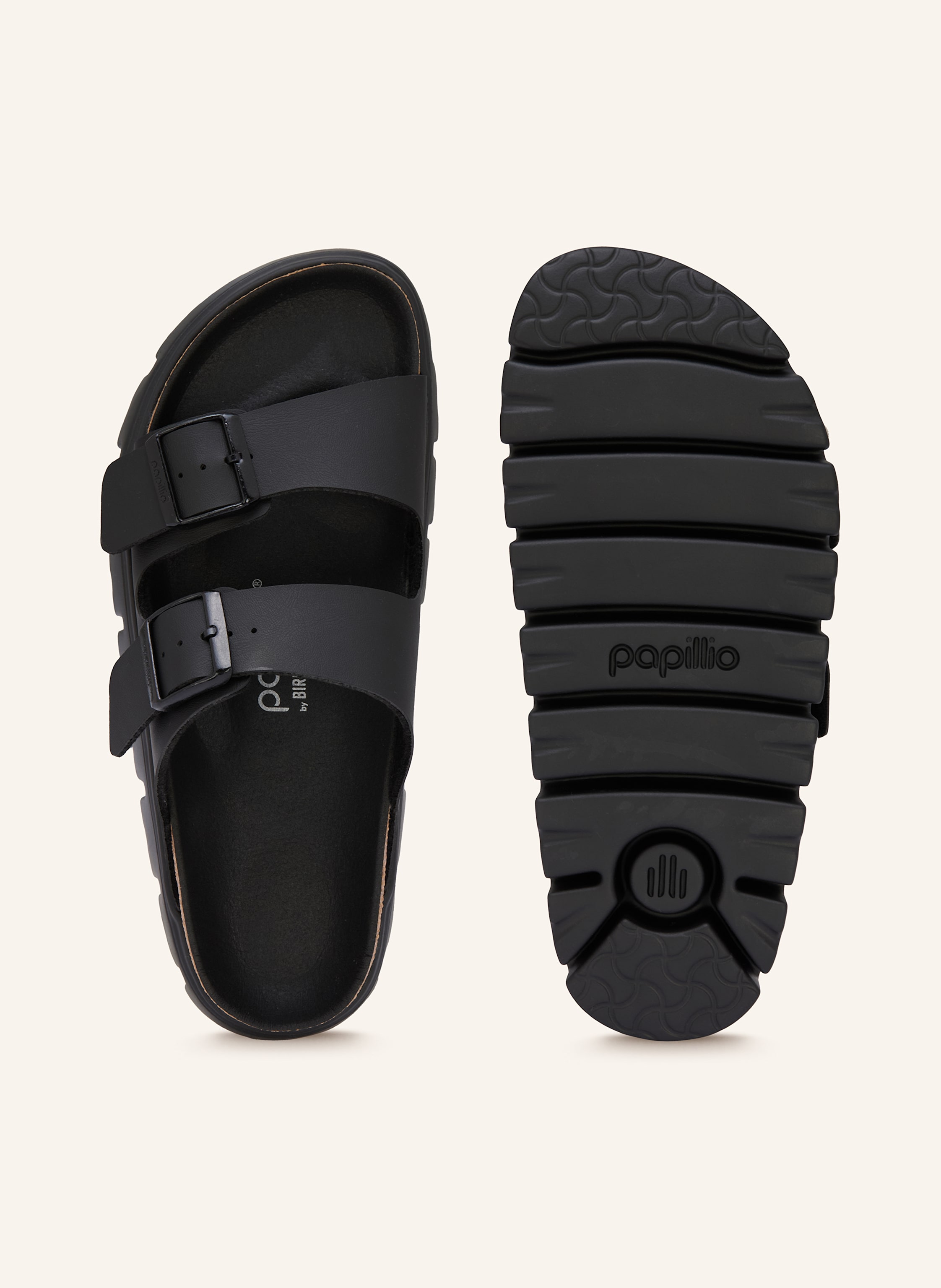 Thumbnail - Birkenstock Pantoletten Arizona Chunky schwarz