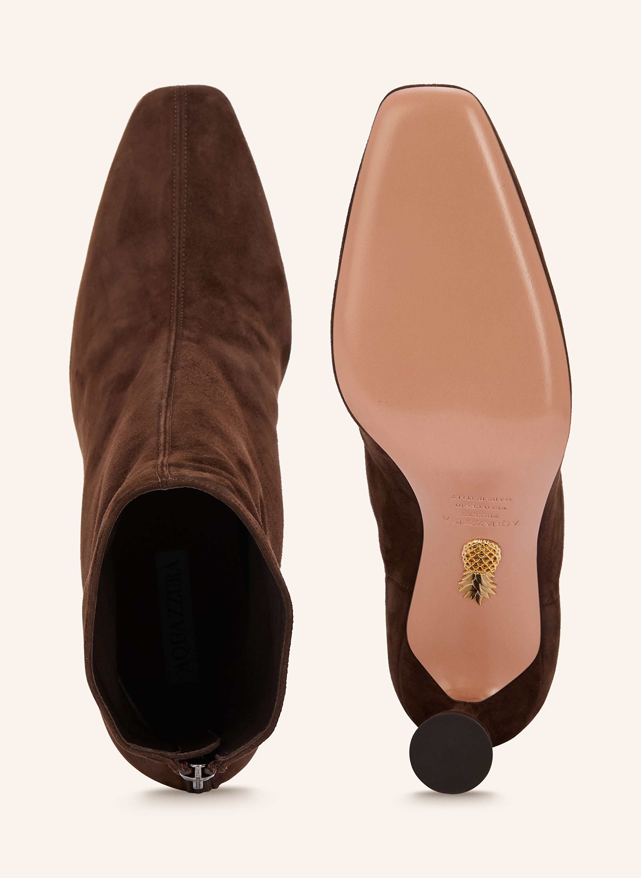 Thumbnail - Aquazzura Stiefeletten Amore braun