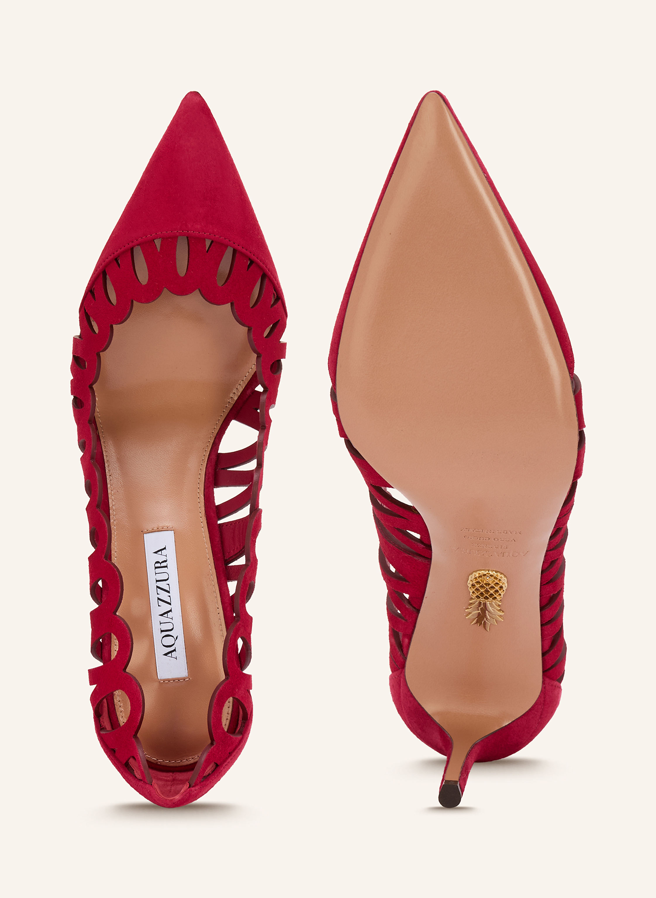 Thumbnail - Aquazzura Pumps Peep rot
