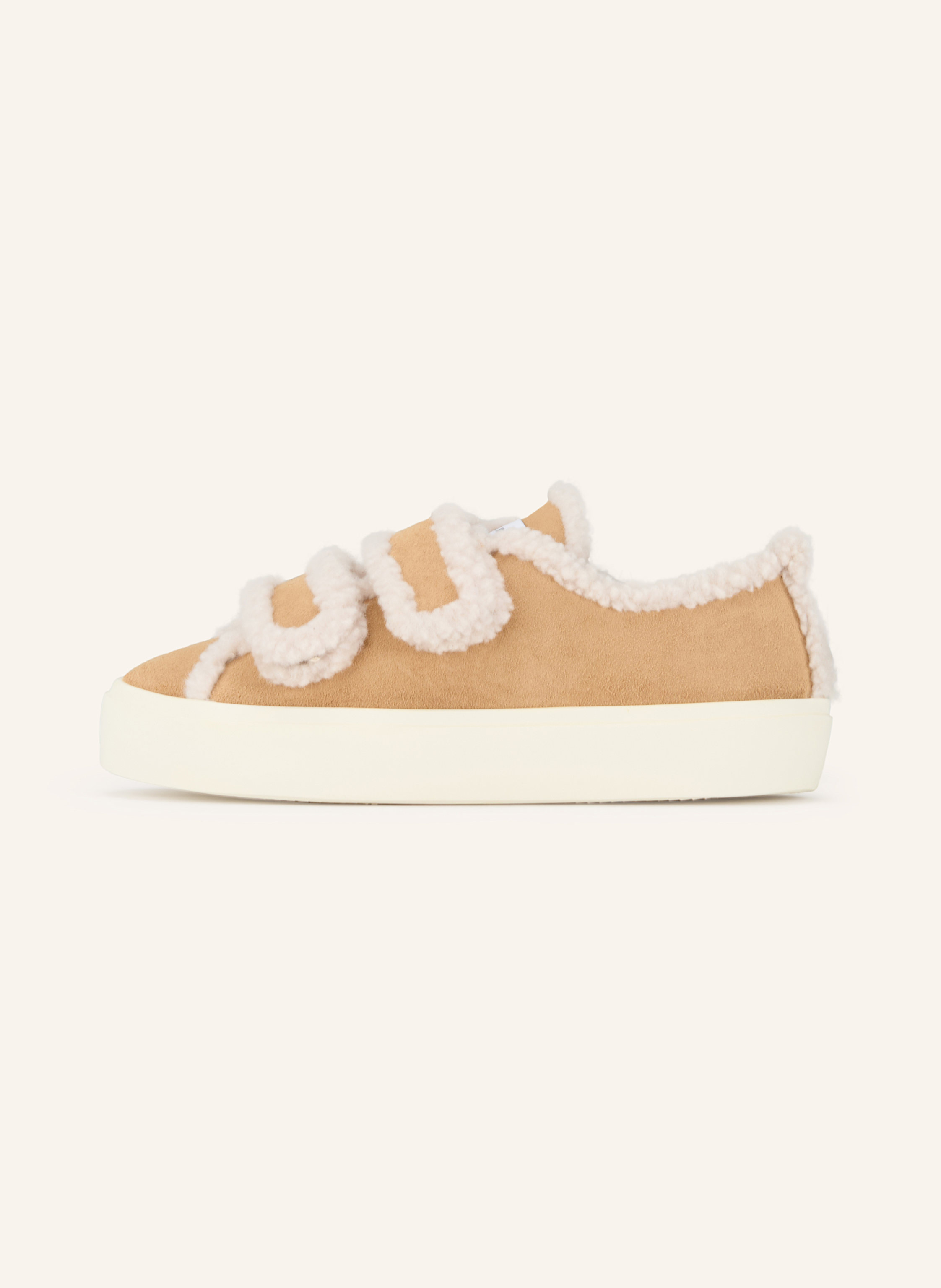Thumbnail - Inuikii Sneaker Velcro Low beige