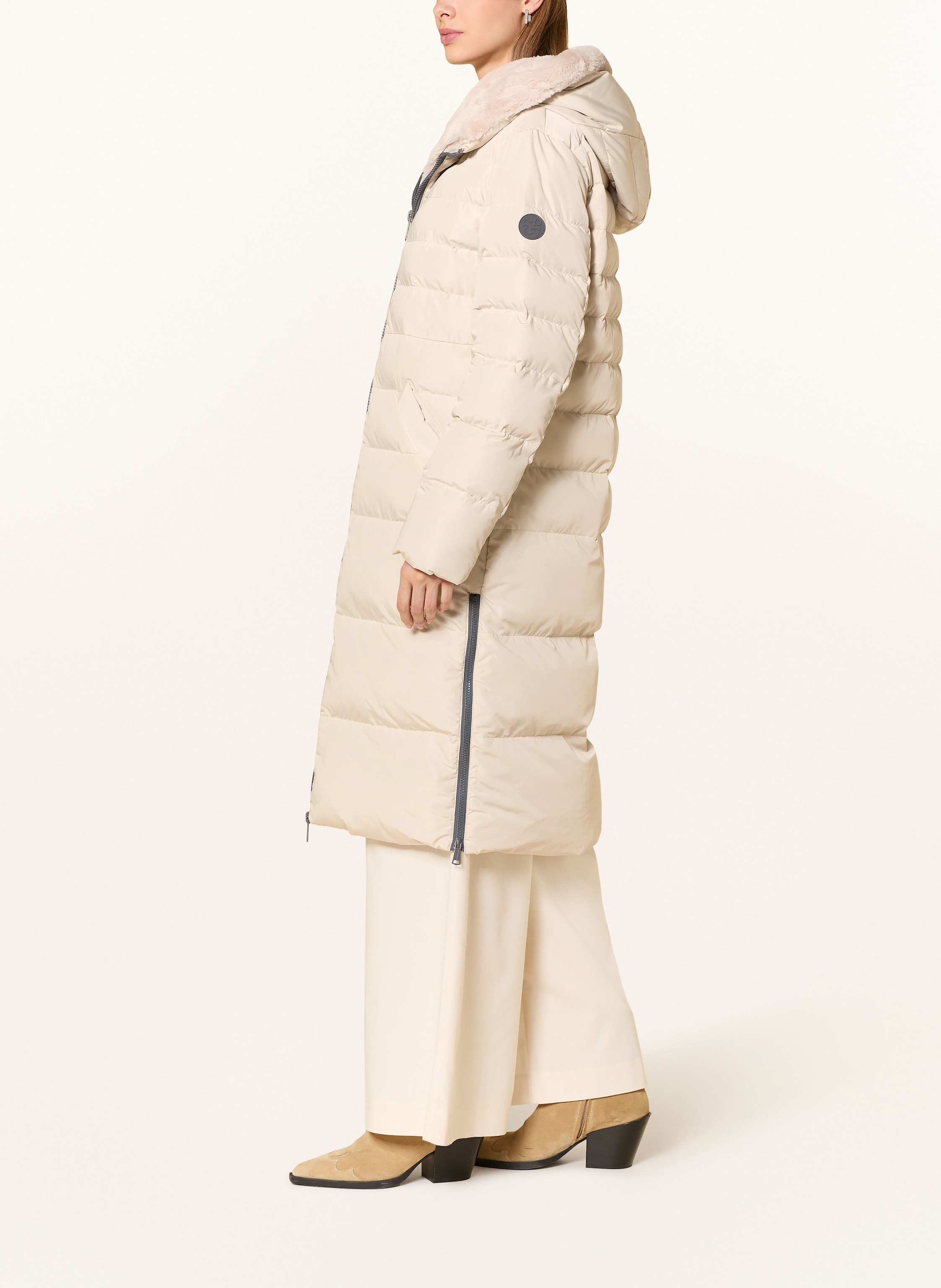 Thumbnail - Rino & Pelle Steppmantel weiss