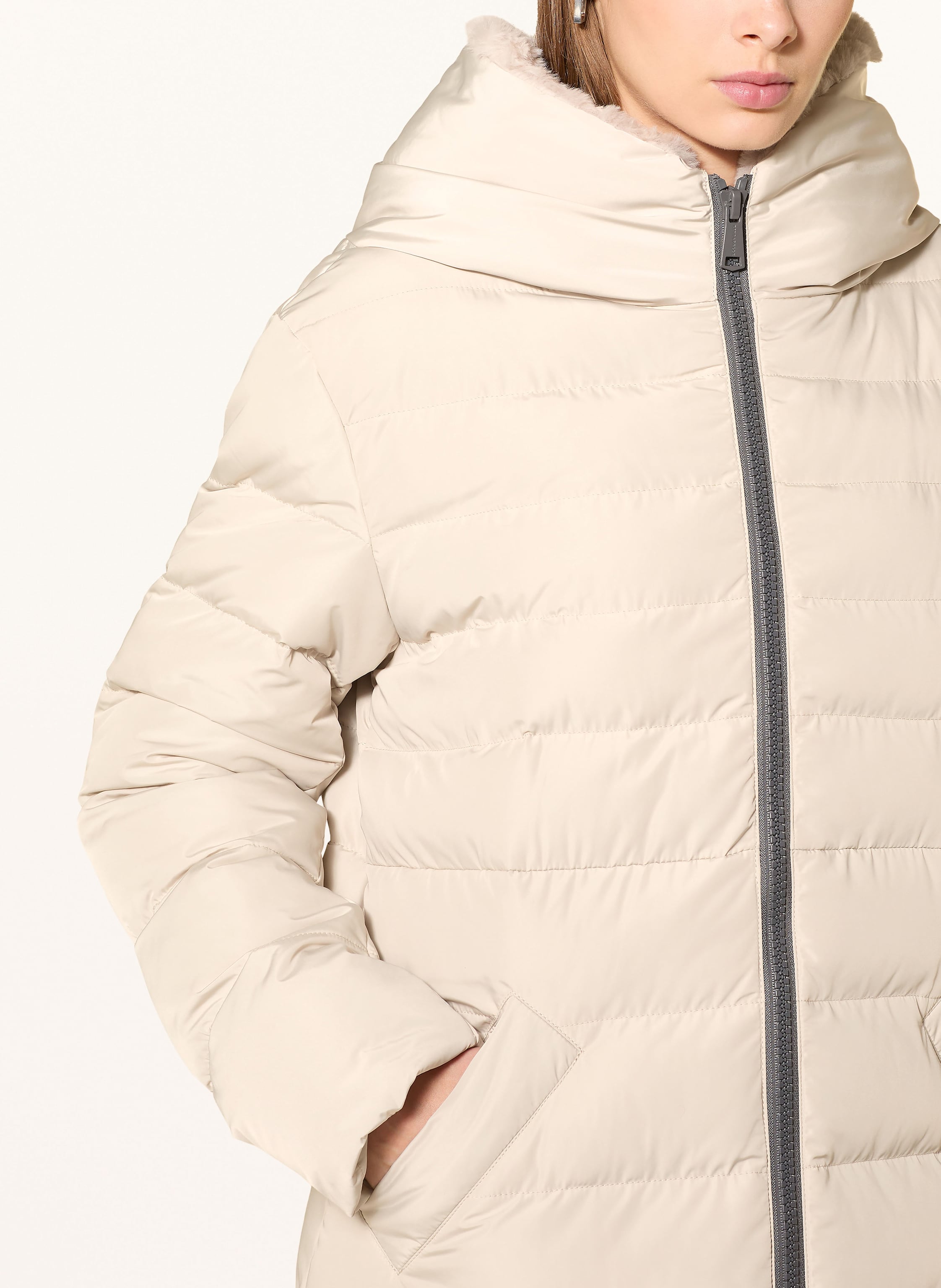 Thumbnail - Rino & Pelle Steppmantel weiss