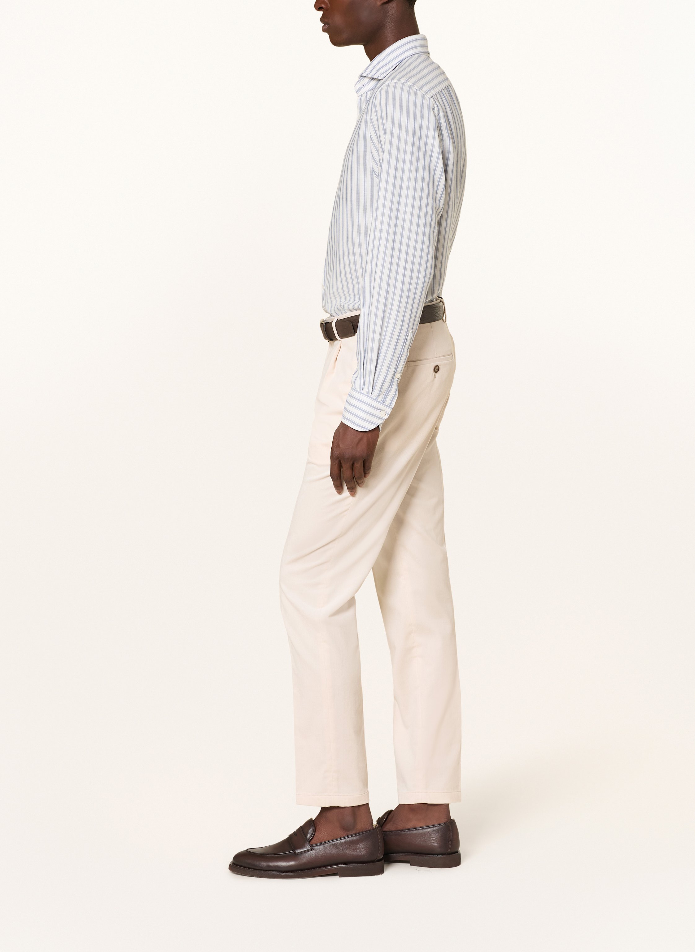 Thumbnail - Windsor. Anzughose Silvi Shaped Fit Aus Cord beige