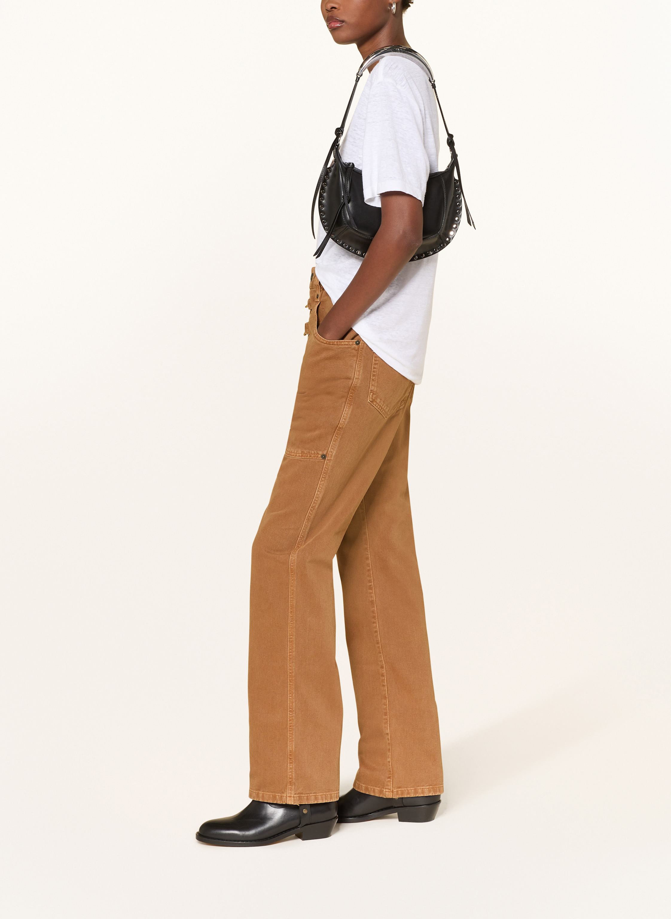 Thumbnail - Marant Étoile Straight Jeans Brinley orange