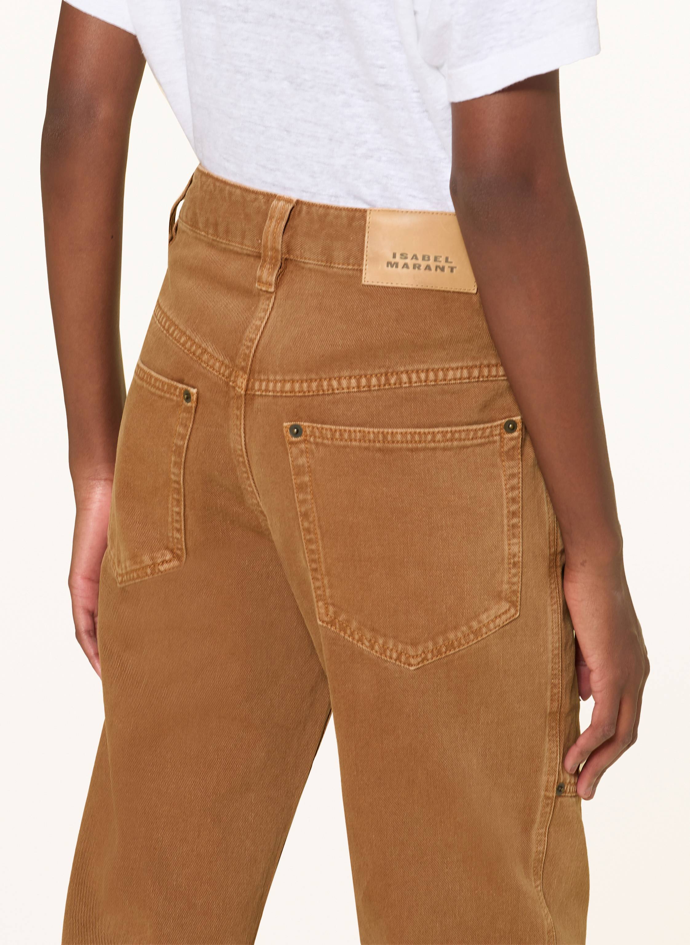 Thumbnail - Marant Étoile Straight Jeans Brinley orange
