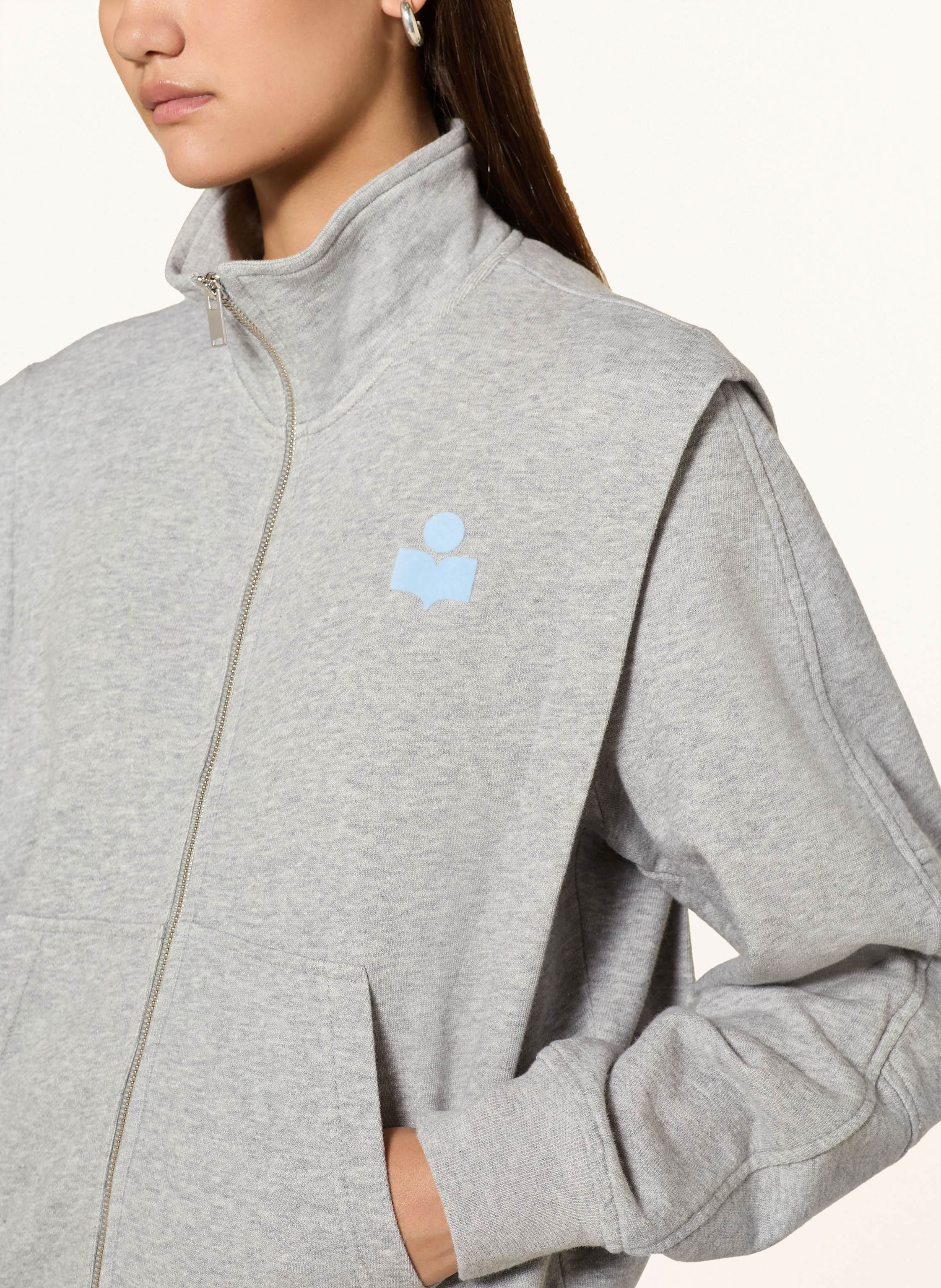 Thumbnail - Marant Étoile Sweatjacke Madilia grau