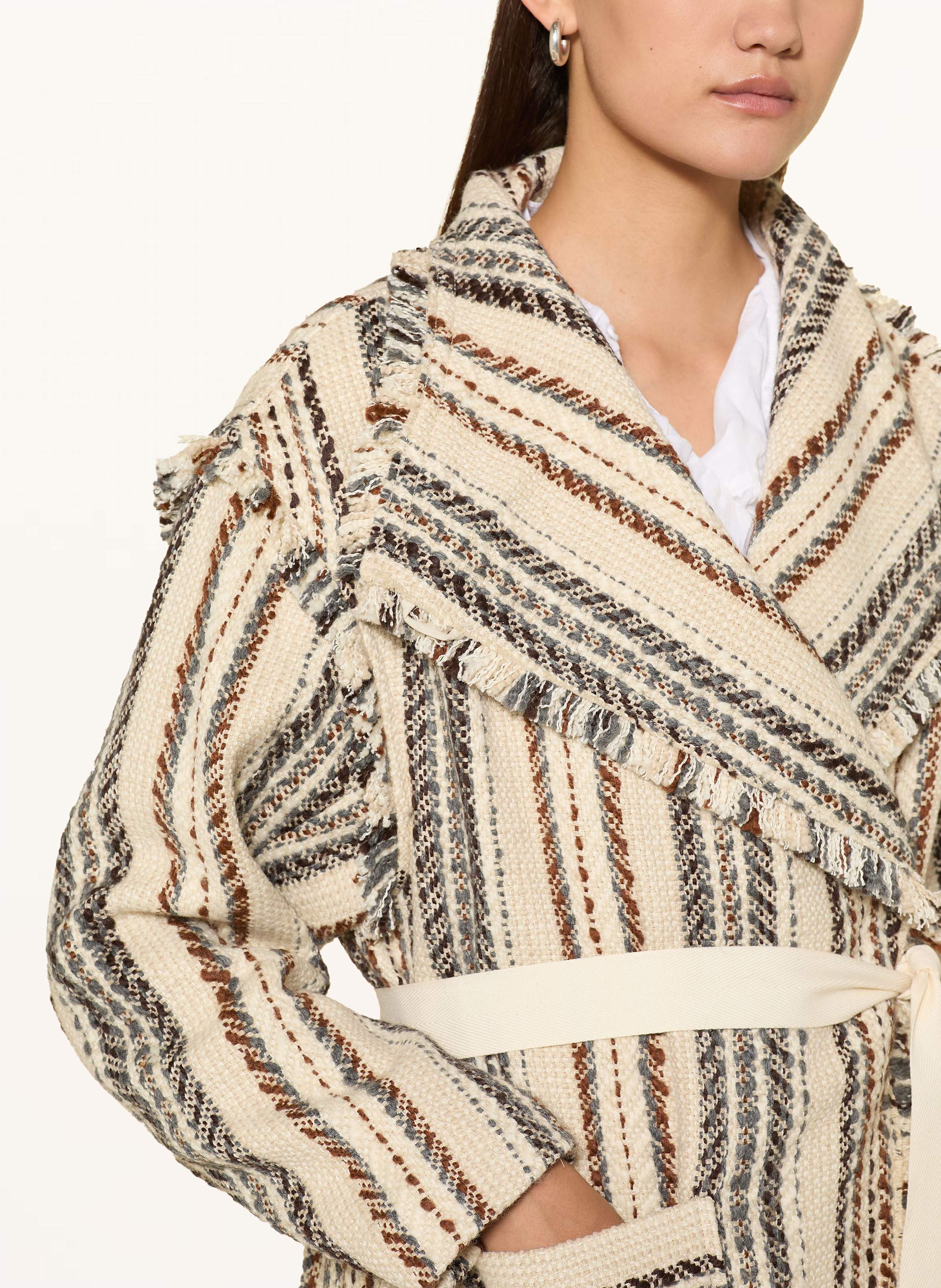 Thumbnail - Marant Étoile Jacke Illisa beige