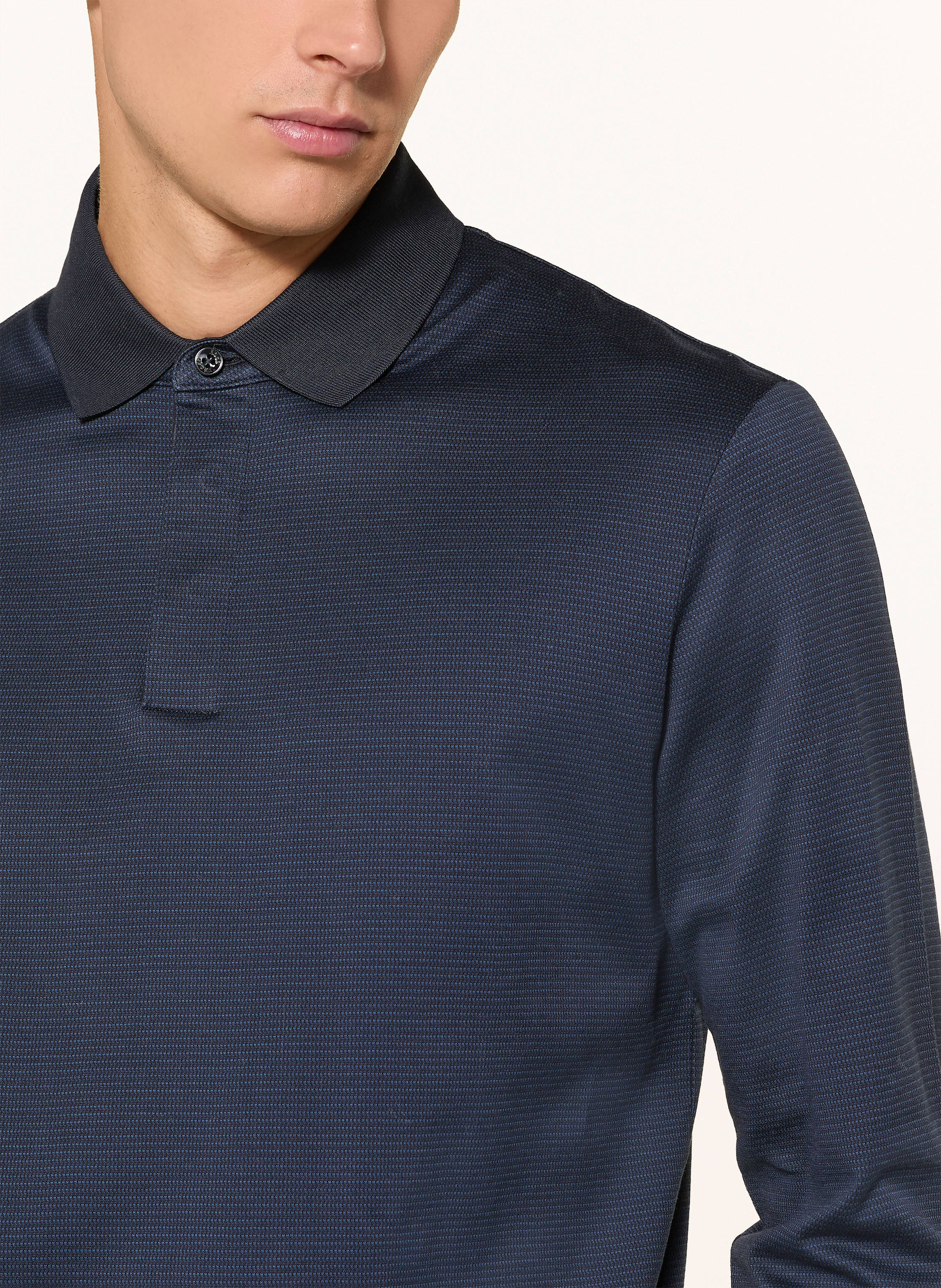 Thumbnail - Boss Piqué-Poloshirt Pado blau