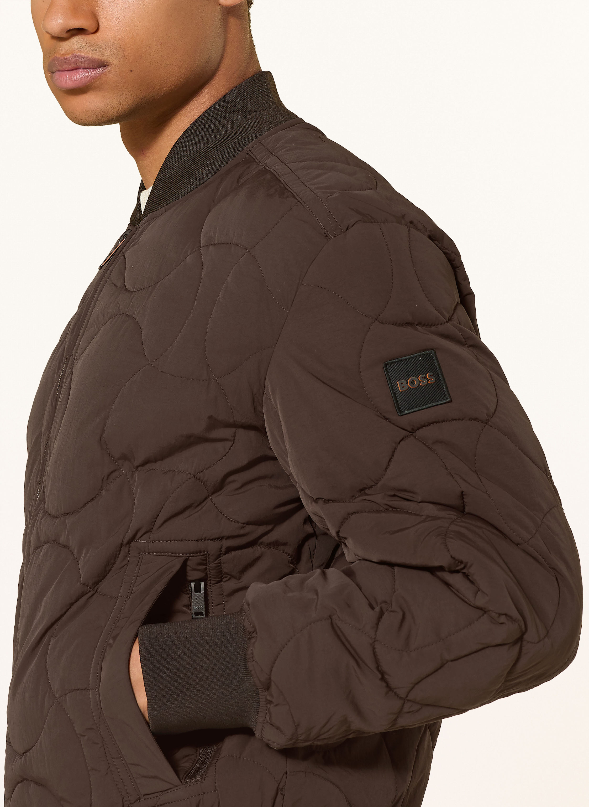 Thumbnail - Boss Blouson Ovalley braun