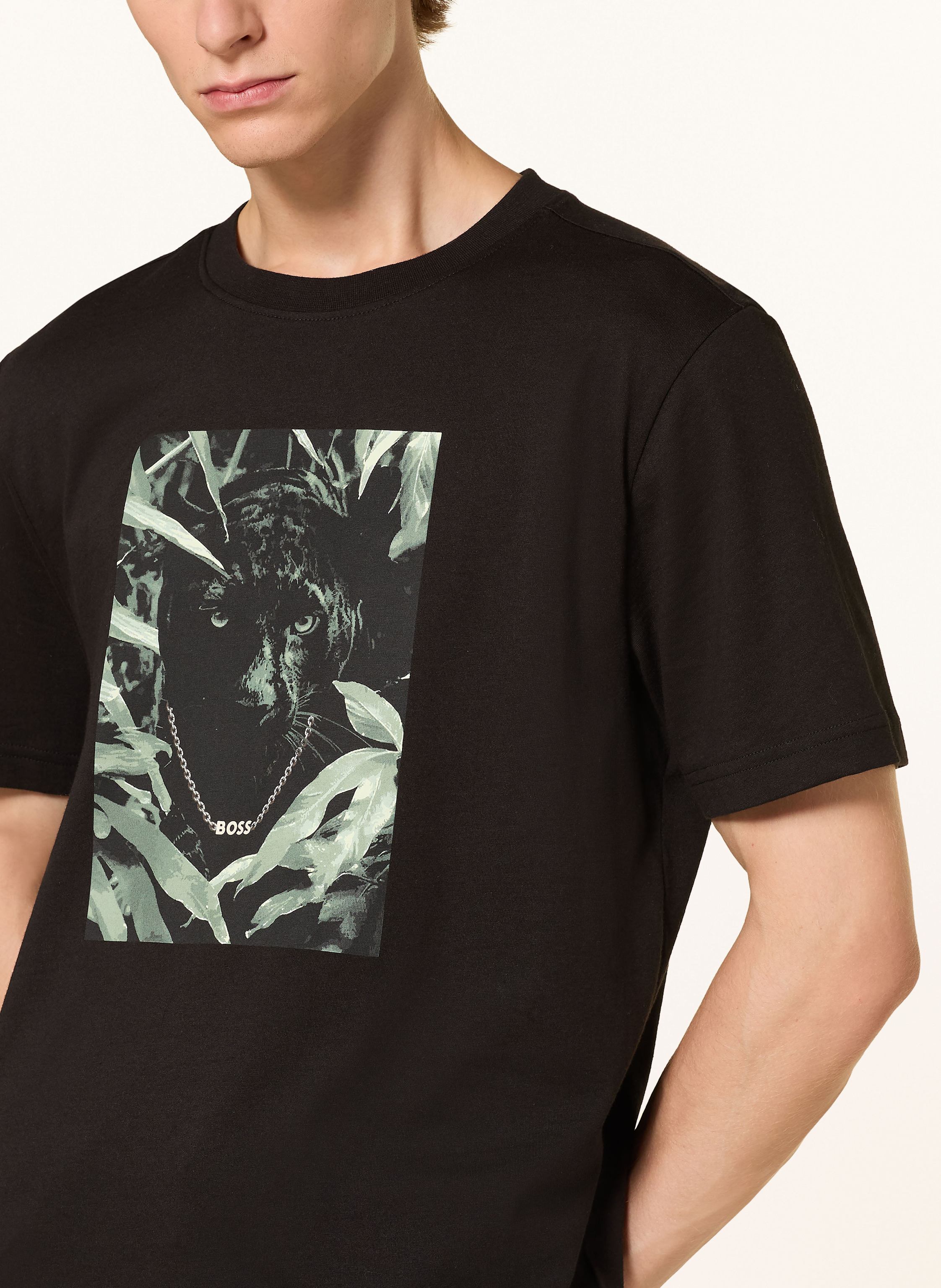 Thumbnail - Boss T-Shirt Animali schwarz