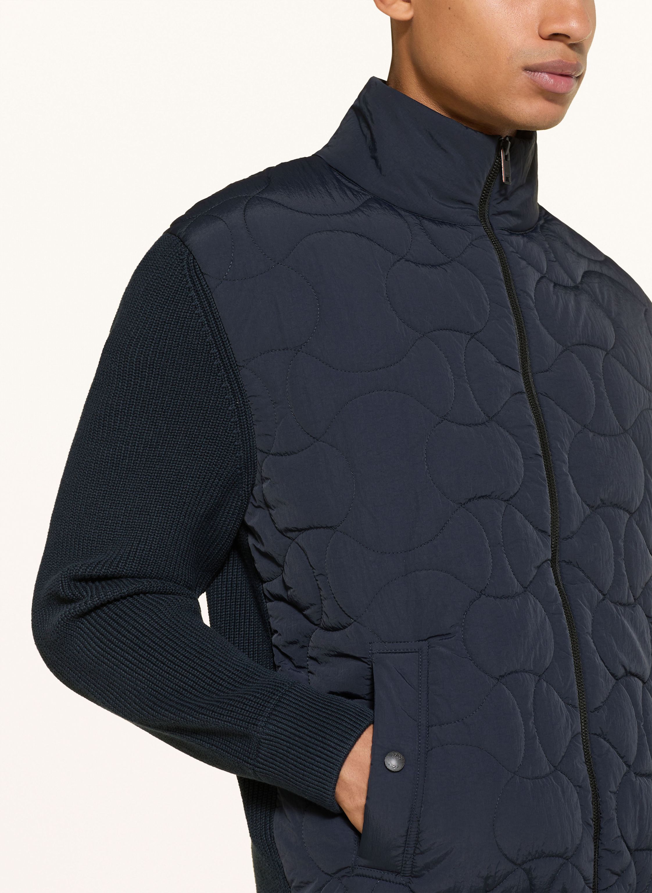 Thumbnail - Boss Steppjacke Kavietor Im Materialmix blau