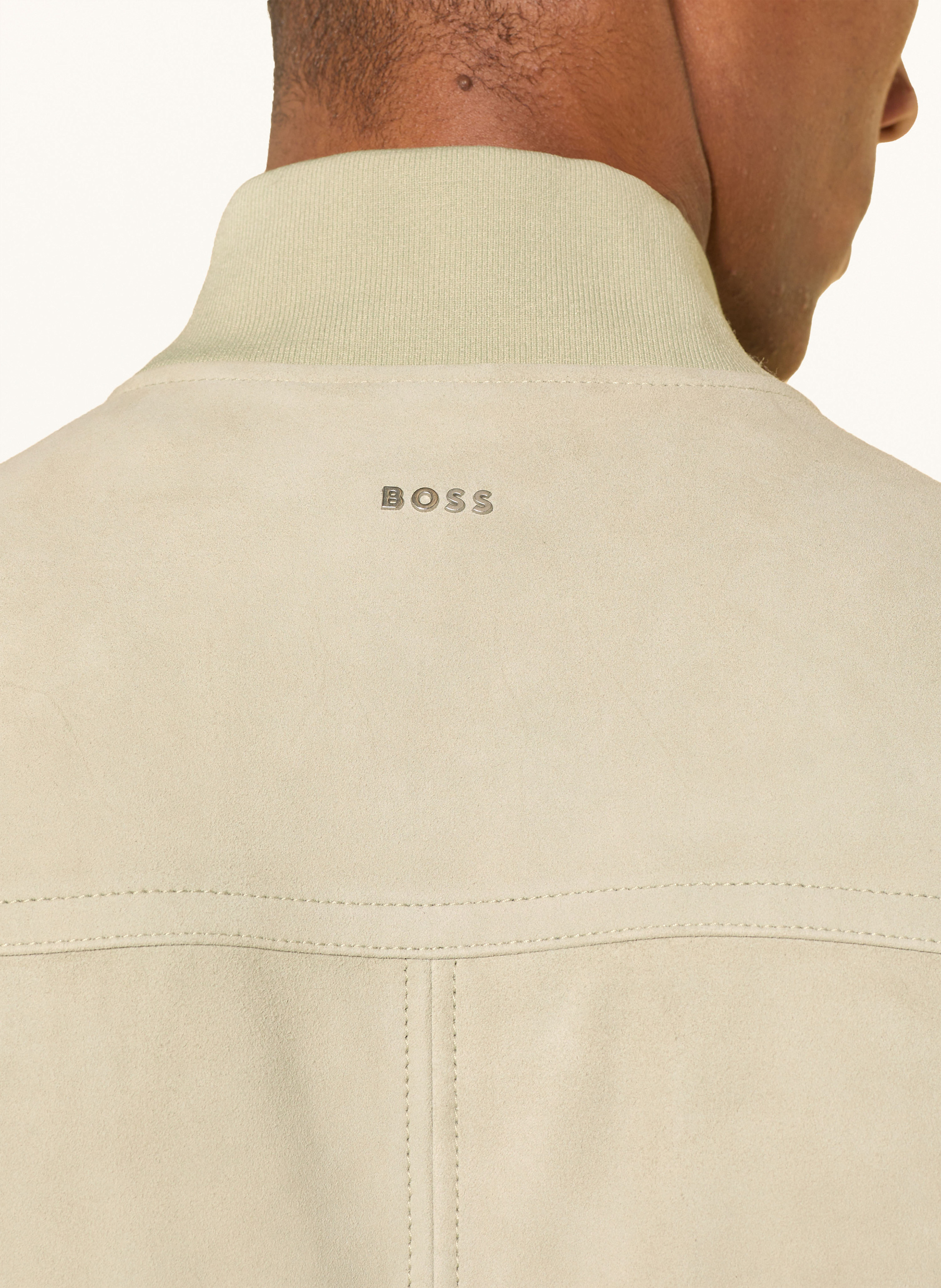 Thumbnail - Boss Lederblouson Johice gruen