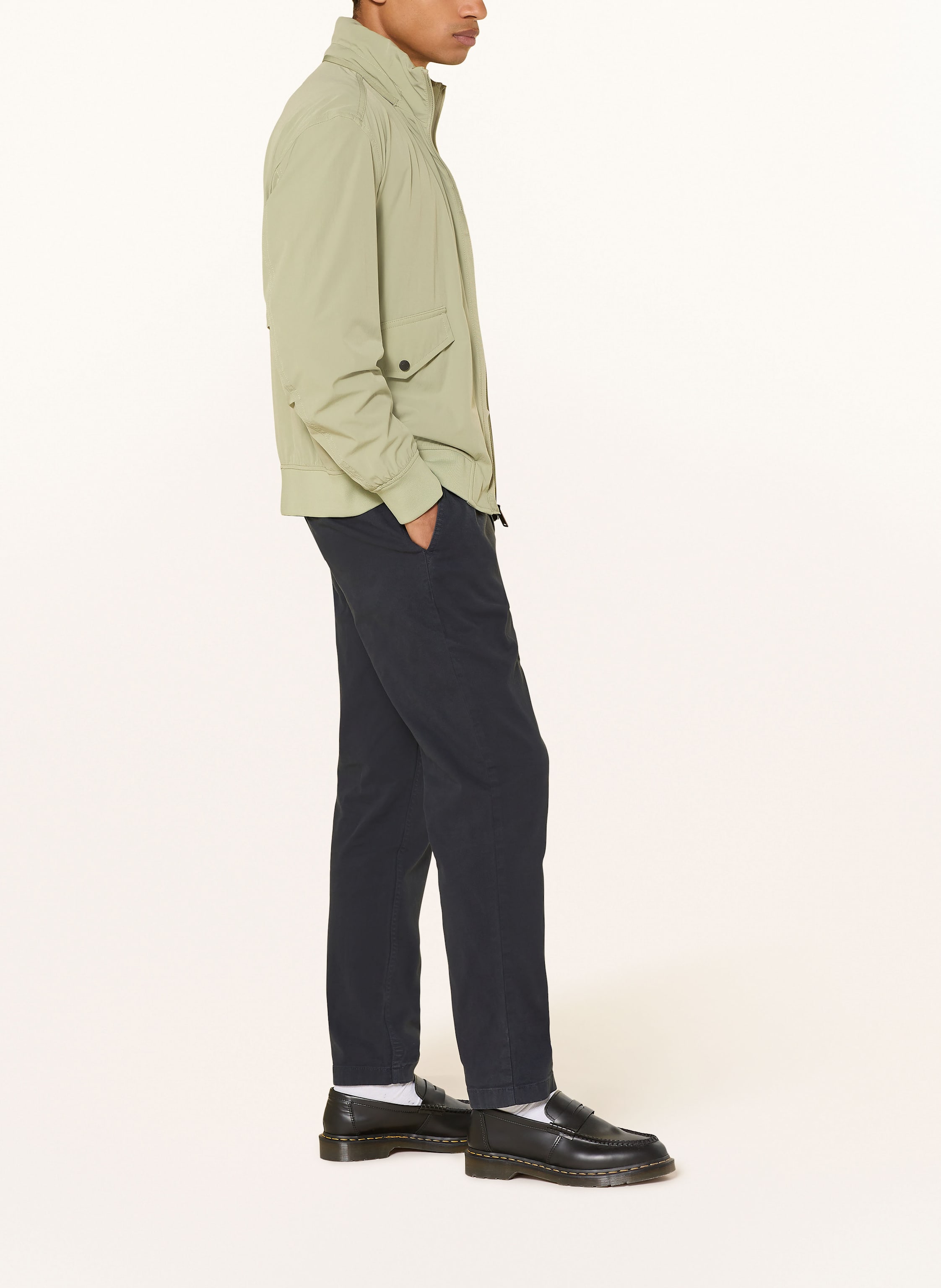 Thumbnail - Boss Chino Pleated Relaxed Tapered Fit blau