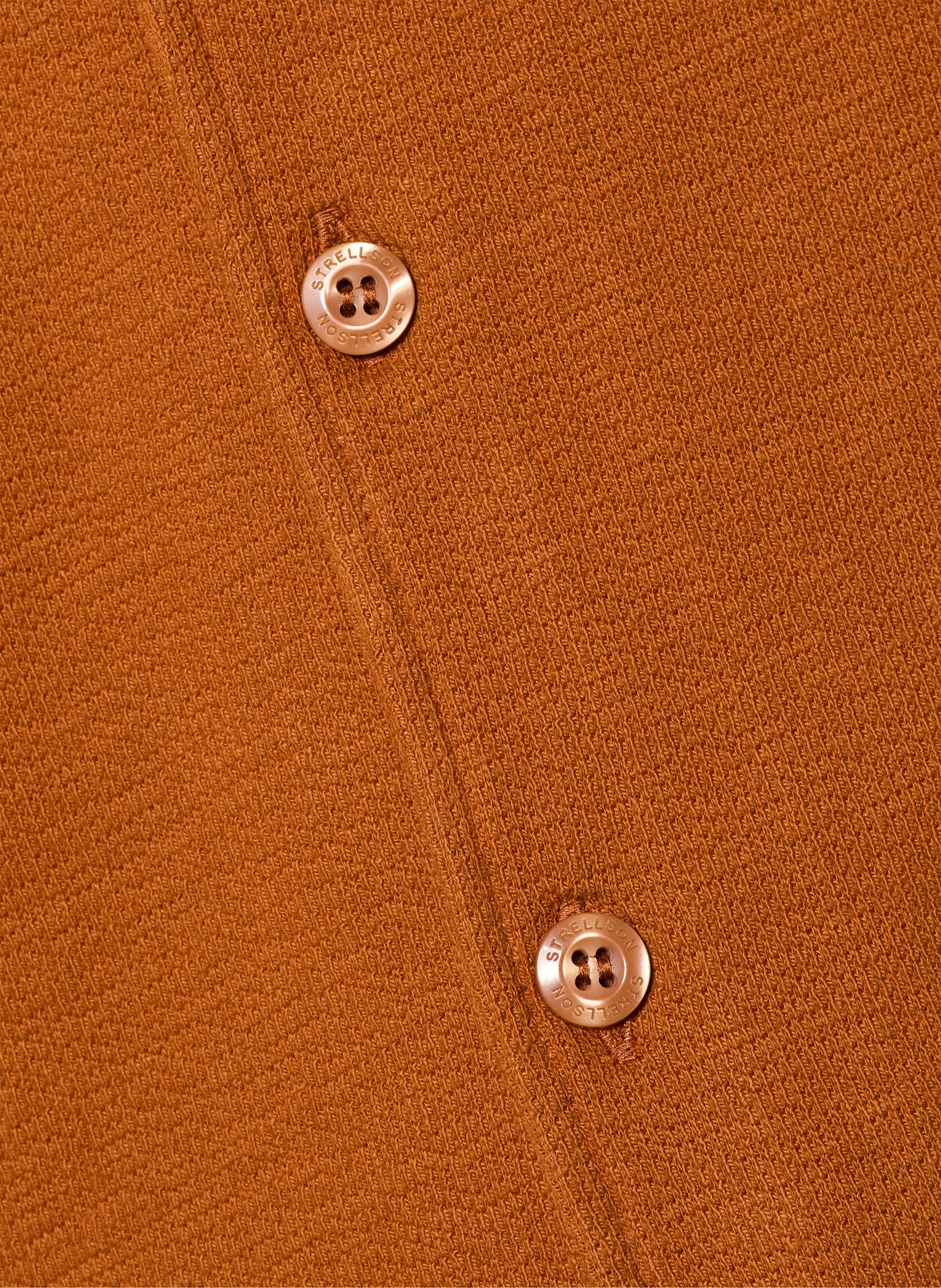 Thumbnail - Strellson Strickhemd Soma Slim Fit braun