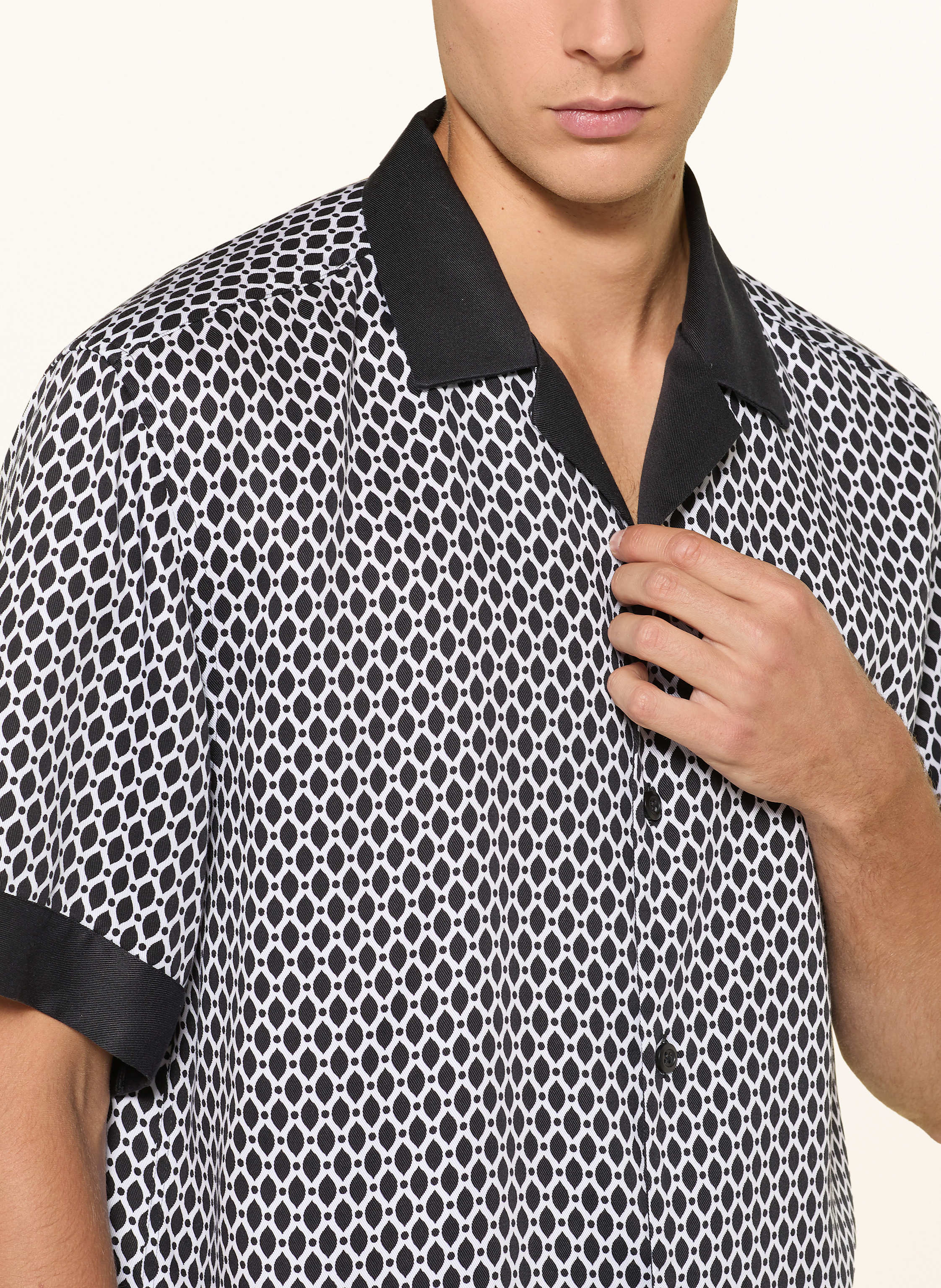 Thumbnail - Strellson Resorthemd Cao Comfort Fit schwarz