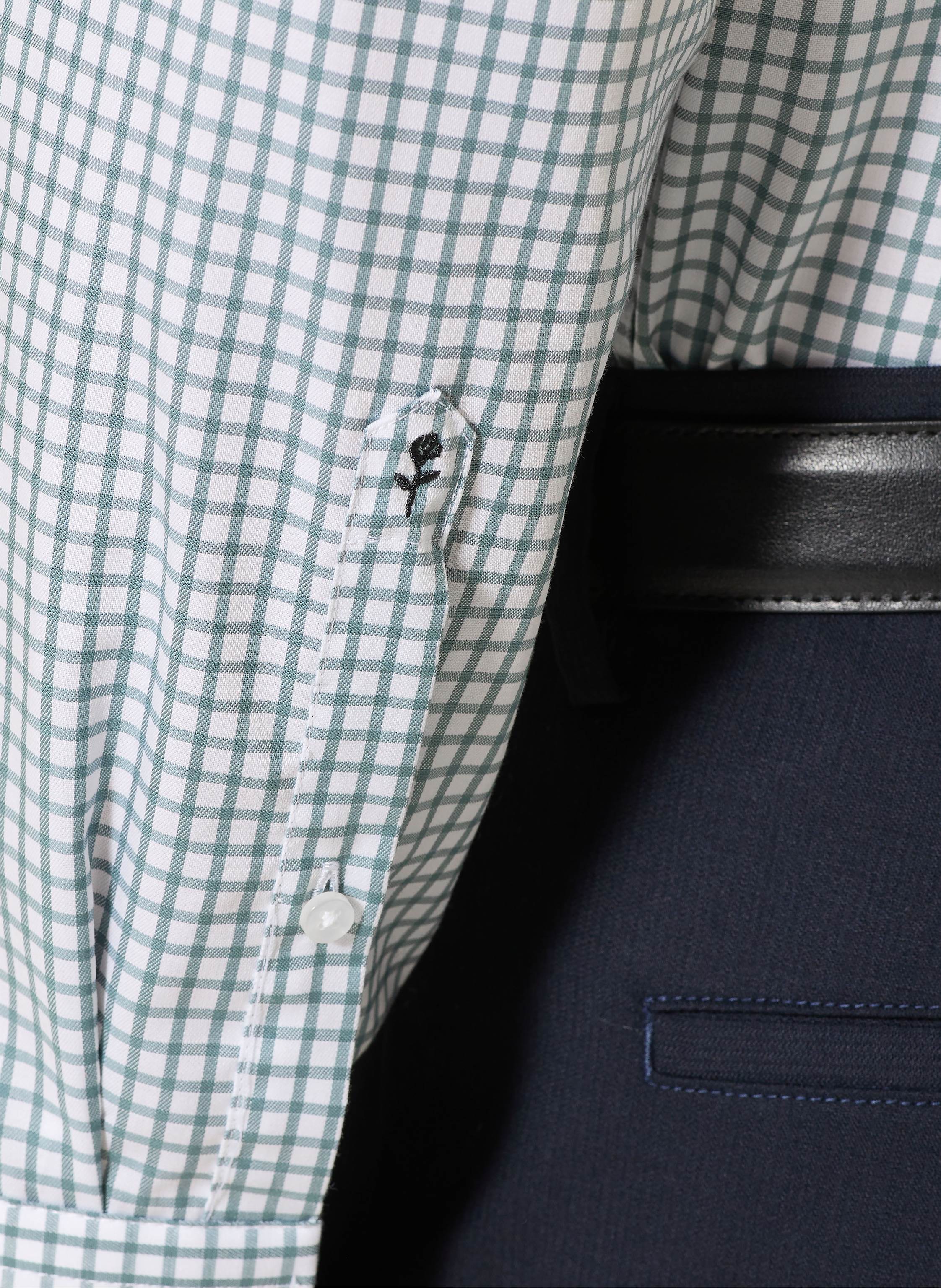 Thumbnail - Seidensticker Hemd Slim Fit gruen