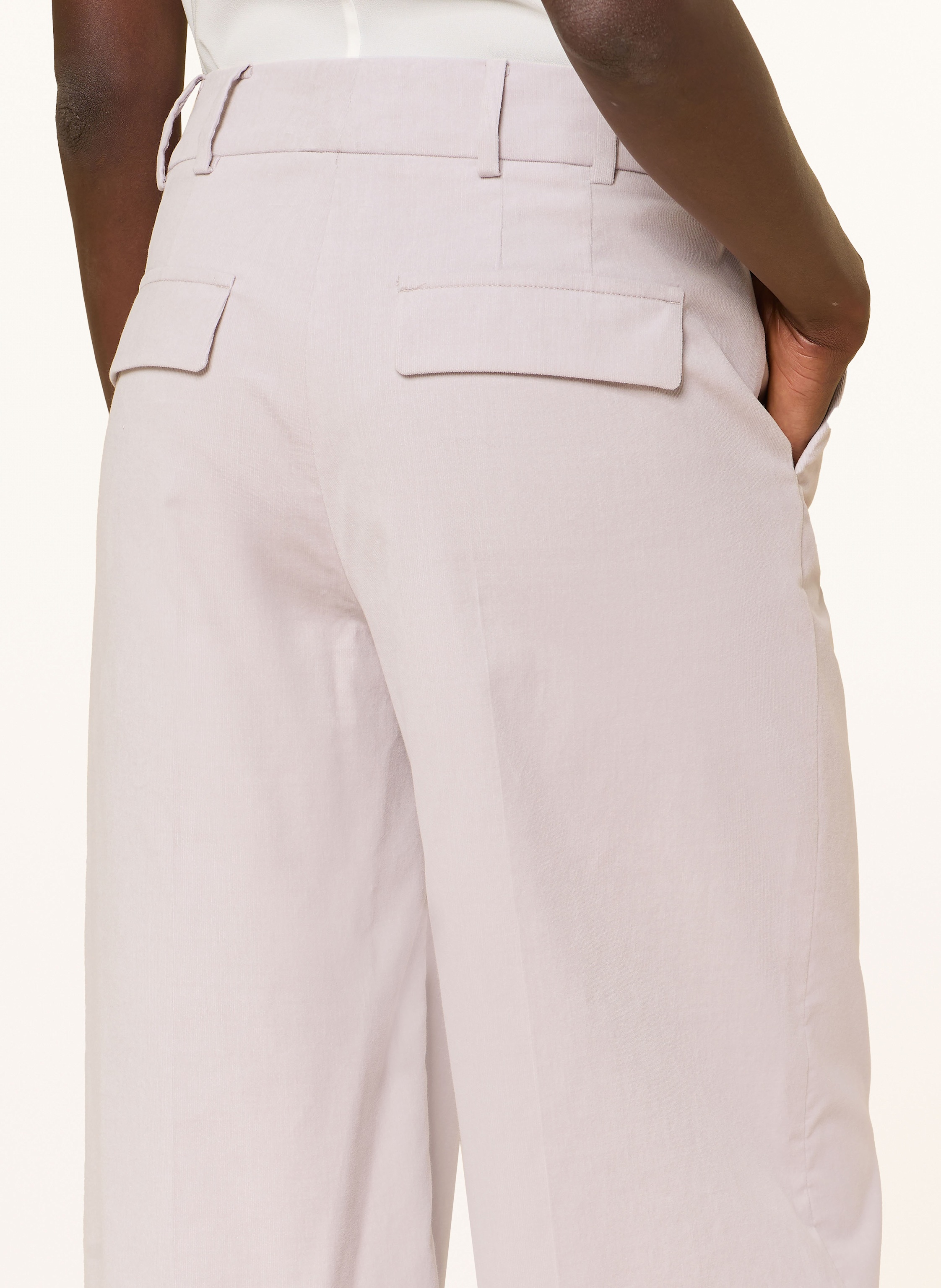 Thumbnail - Windsor. Marlenehose Aus Cord beige