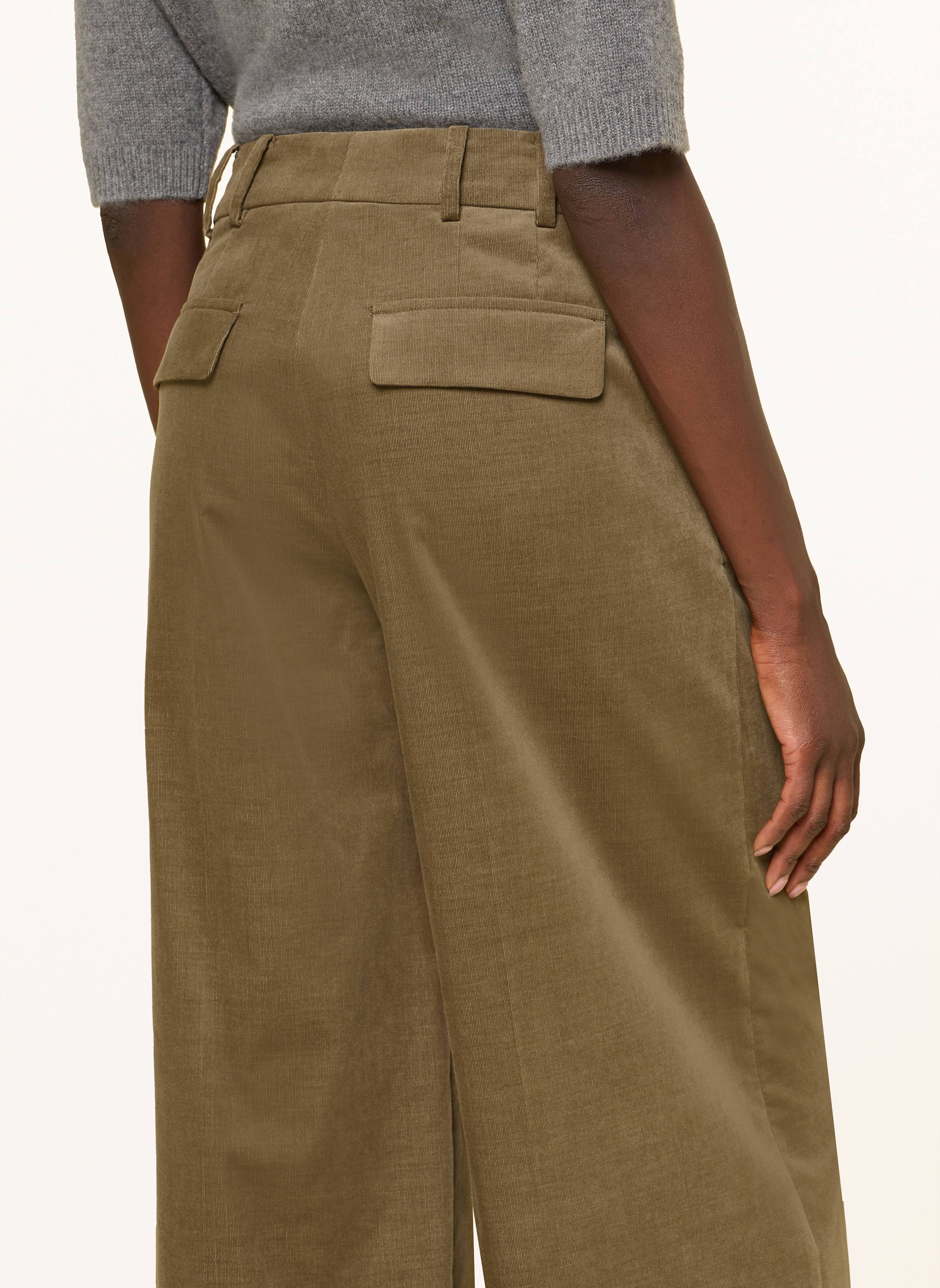 Thumbnail - Windsor. Marlenehose Aus Cord gruen