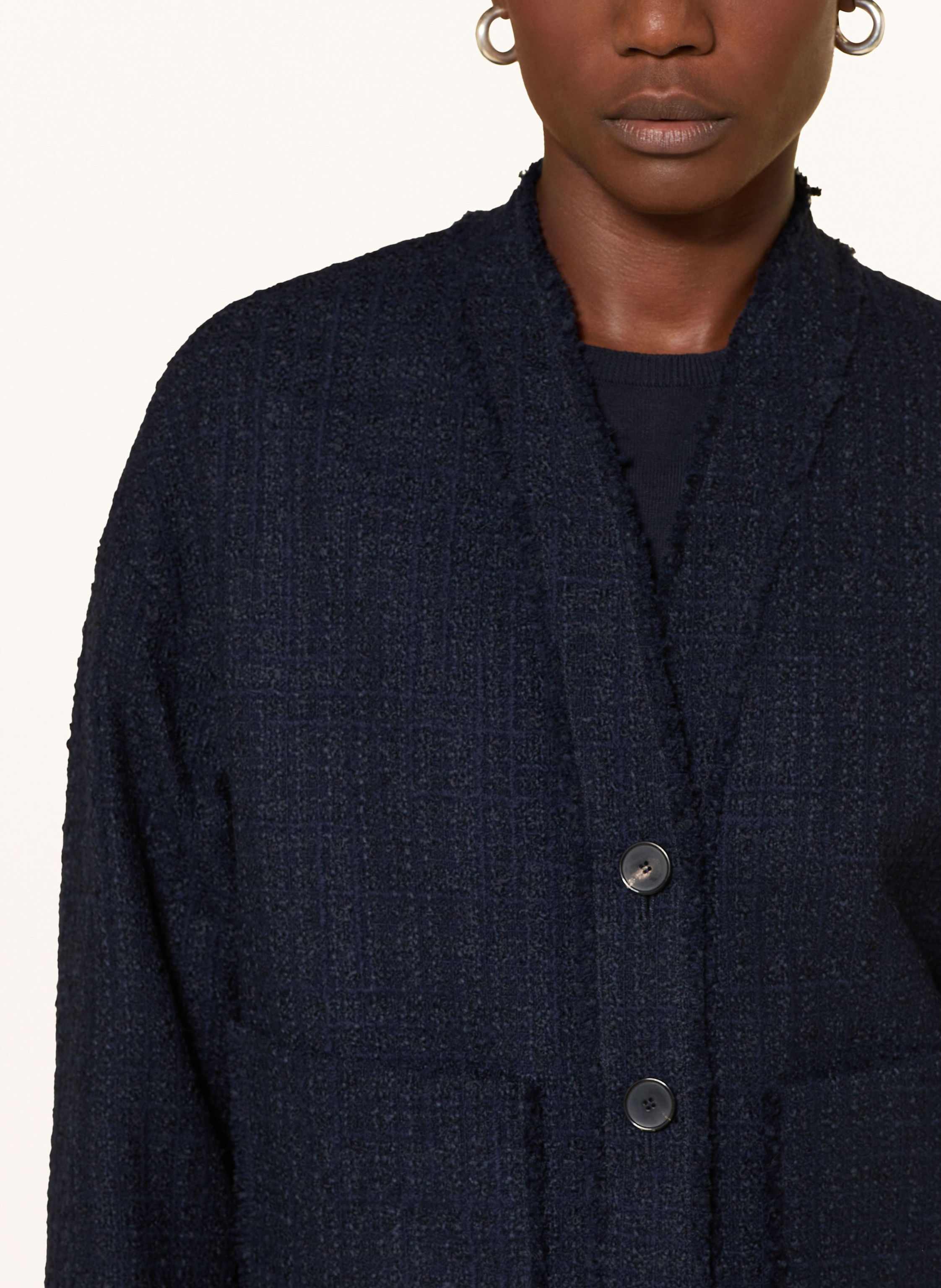 Thumbnail - Windsor. Tweed-Jacke blau