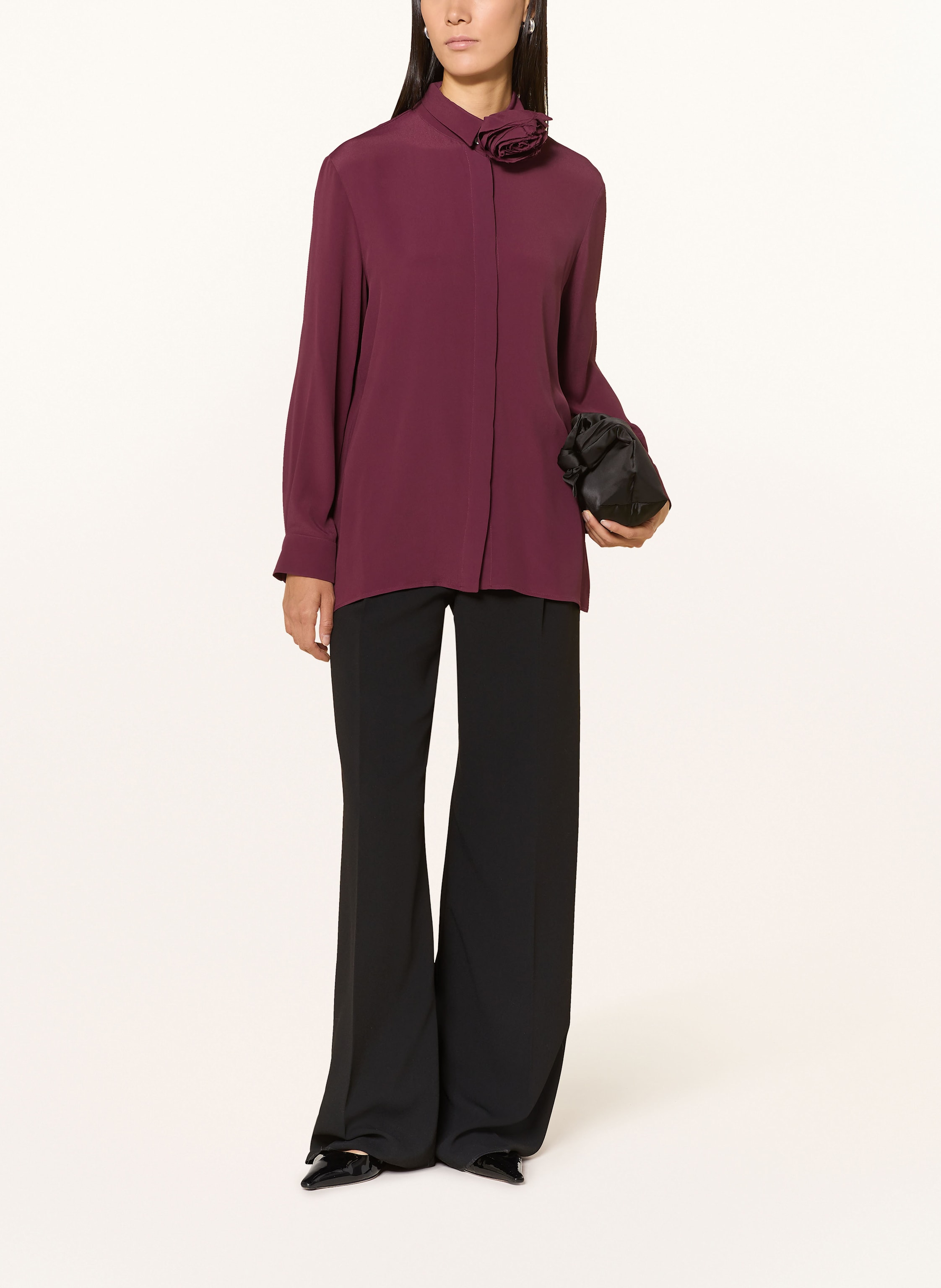 Thumbnail - Marella Bluse Mit Abnehmbarer Schluppe rot