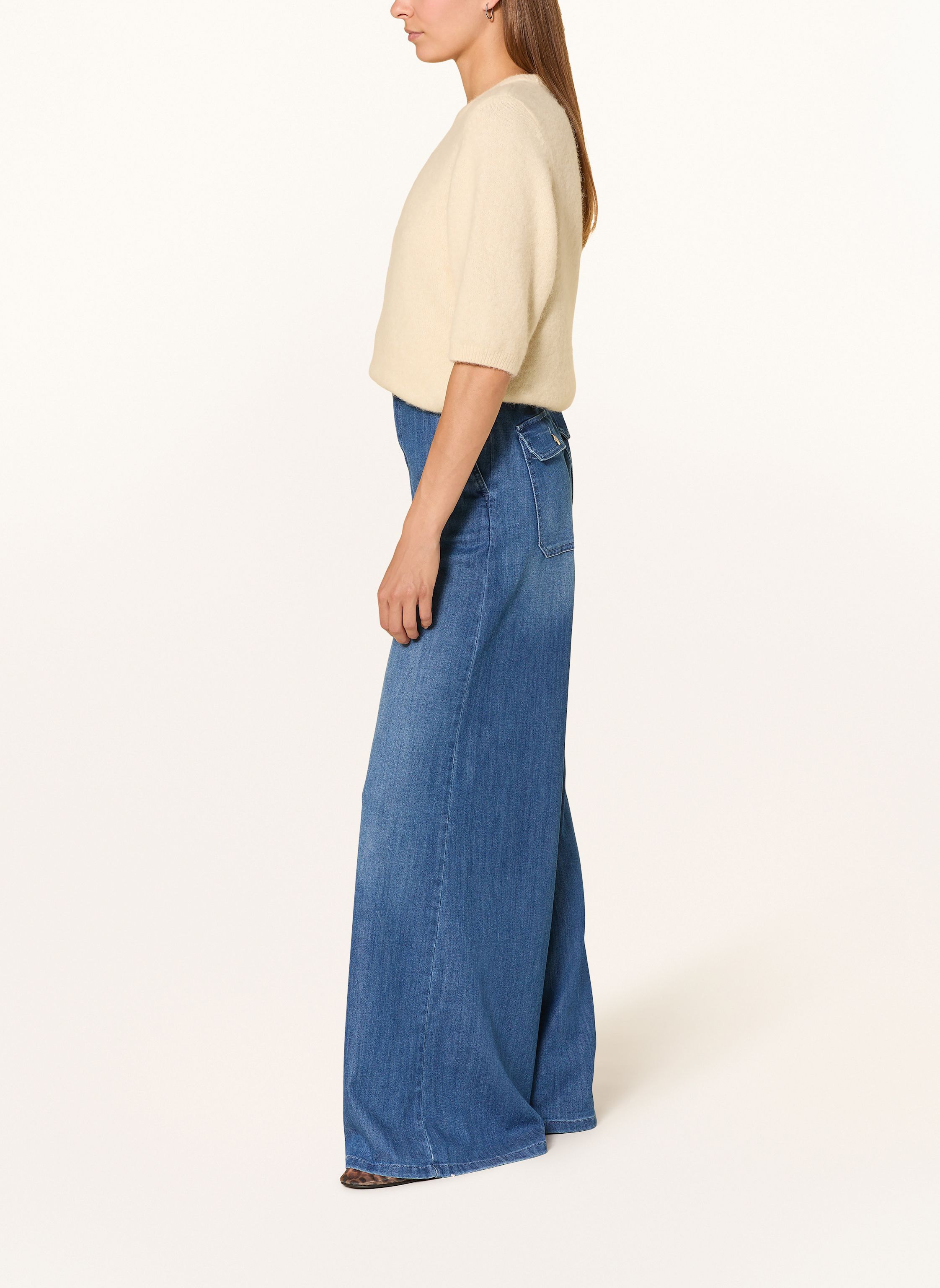 Thumbnail - Marella Wide Leg Jeans blau