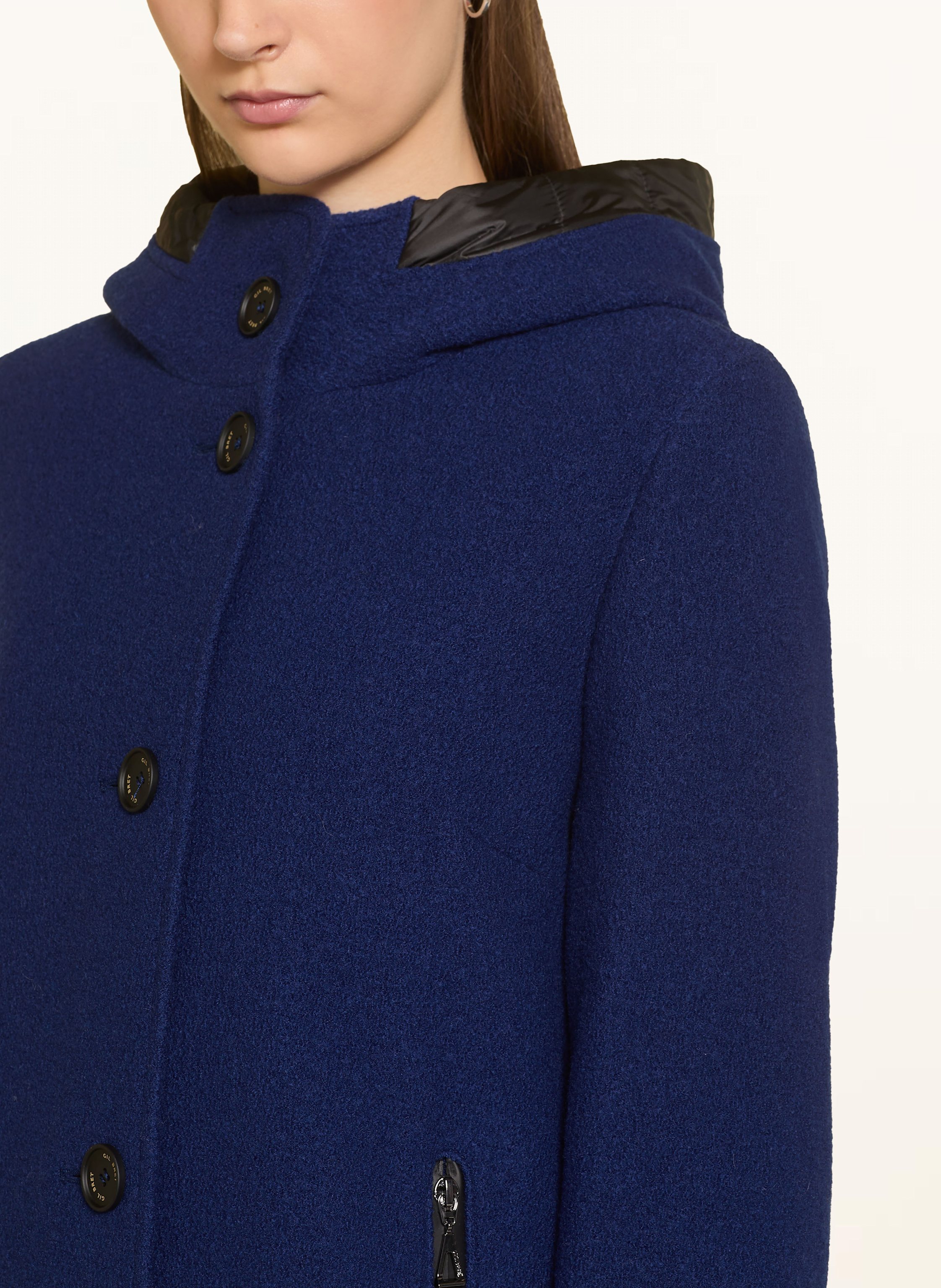 Thumbnail - Gil Bret Bouclé-Jacke blau