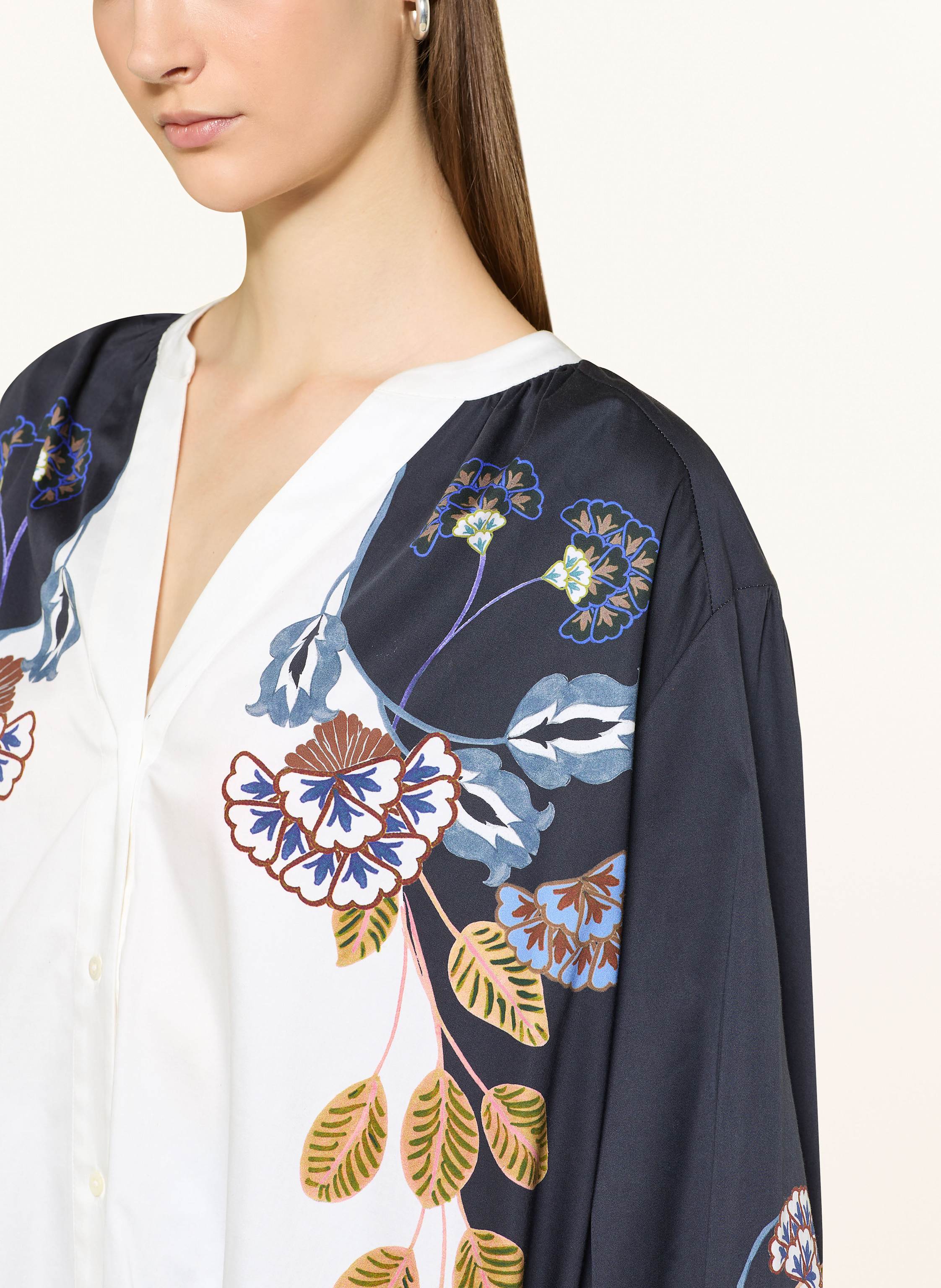 Thumbnail - Ivi Collection Bluse blau