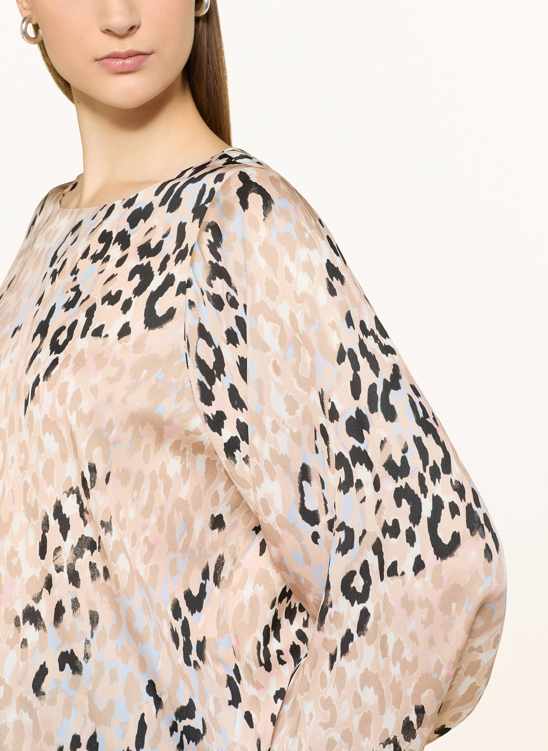 Thumbnail - Ivi Collection Blusenshirt Aus Seide beige